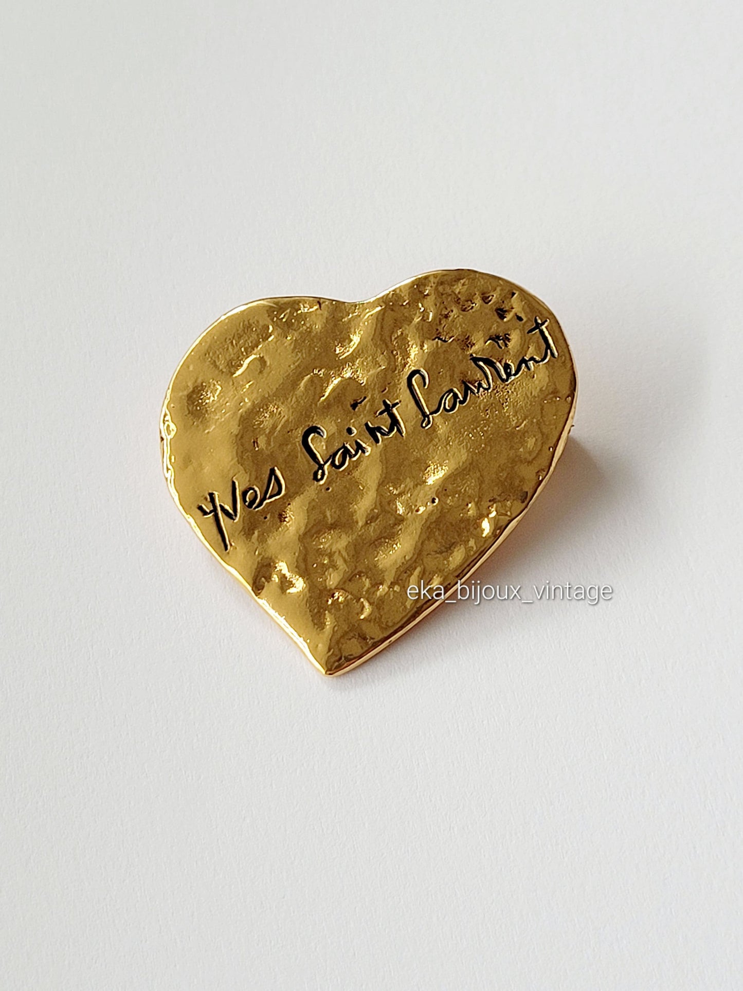 Yves Saint Laurent - Vintage Heart Brooch/Pendant