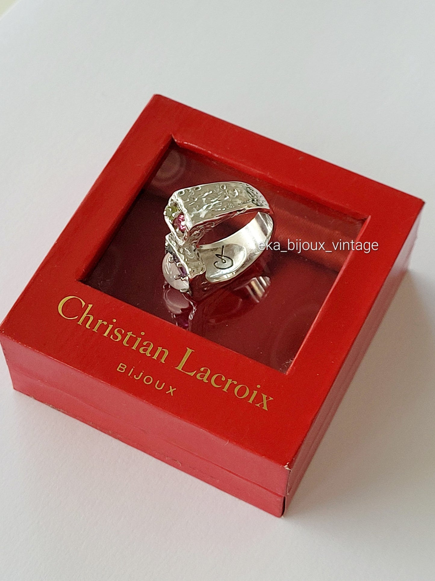 Christian Lacroix - Bague vintage en argent