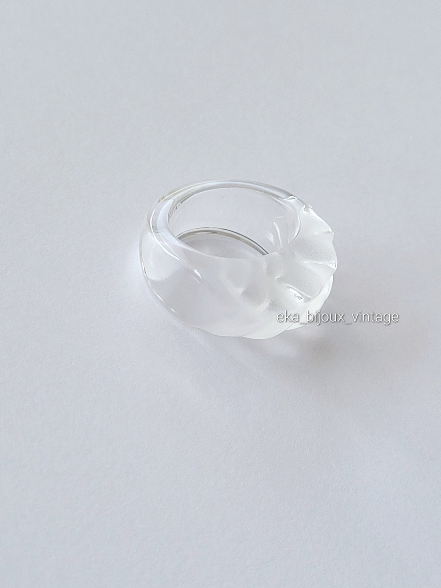 Lalique Paris - Bague vintage Heliconia