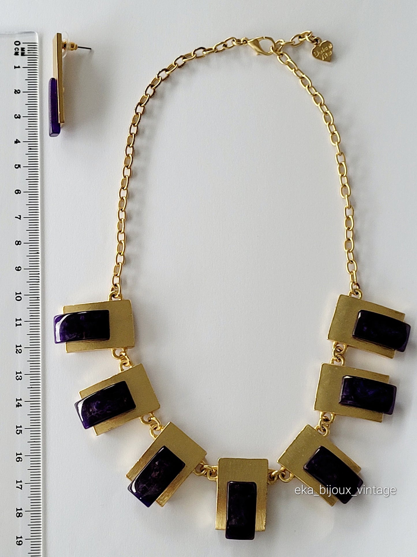 Dolce Vita - Vintage necklace and earrings set