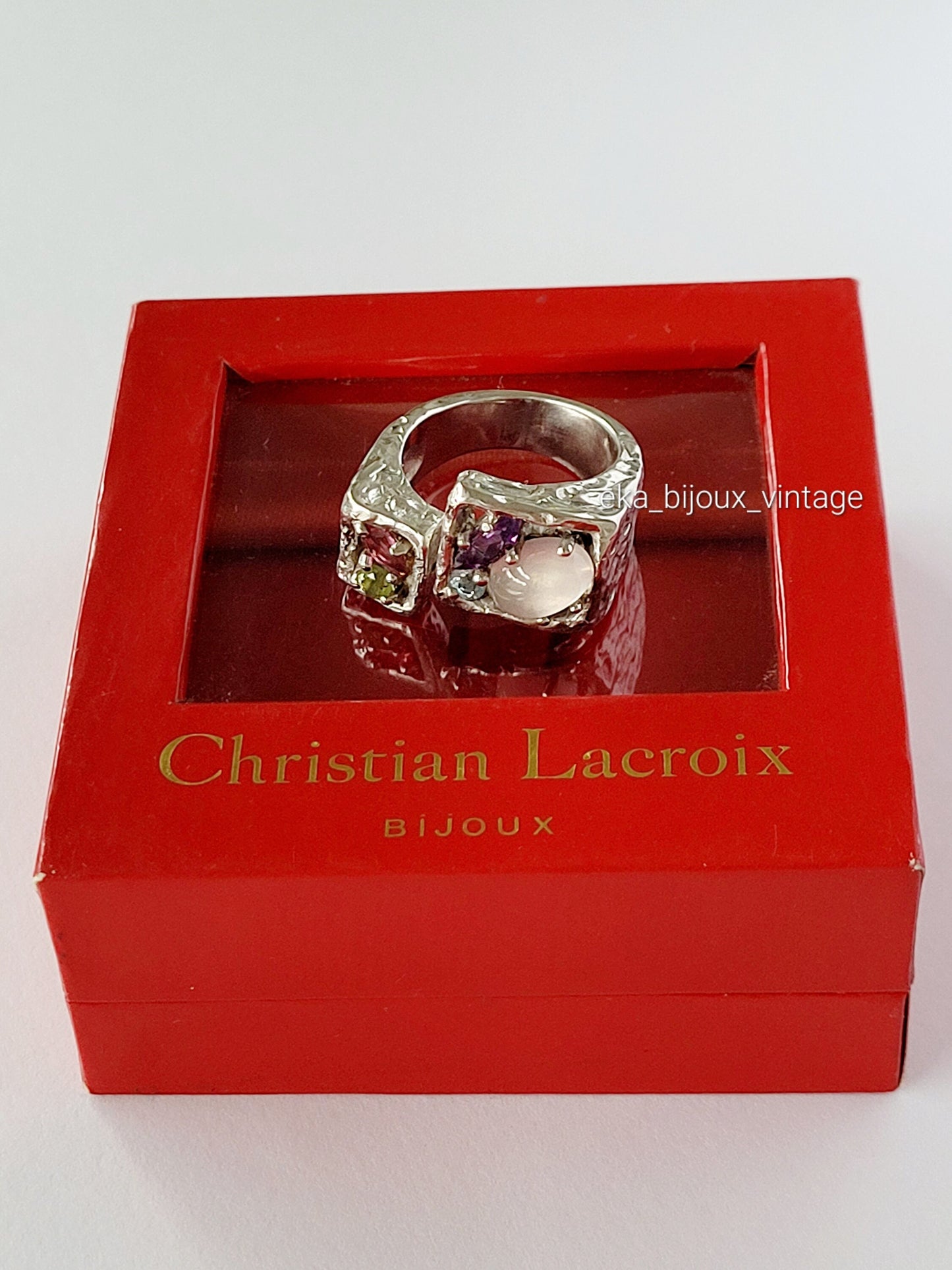 Christian Lacroix - Bague vintage en argent