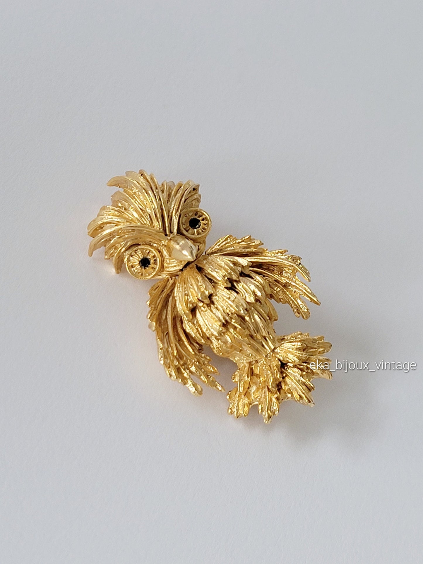 Orena Paris - Broche vintage - Hibou