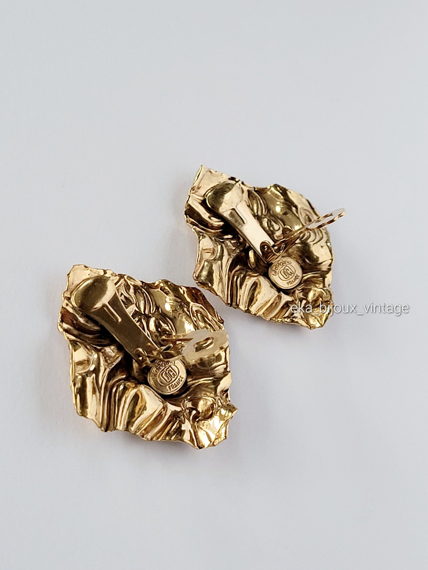 Gil d'Agena - Boucles d'oreilles vintage