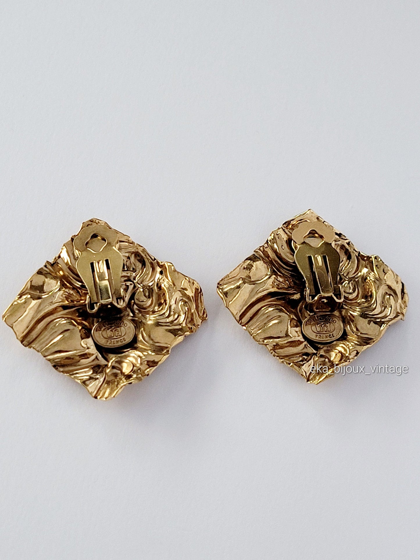 Gil d'Agena - Boucles d'oreilles vintage