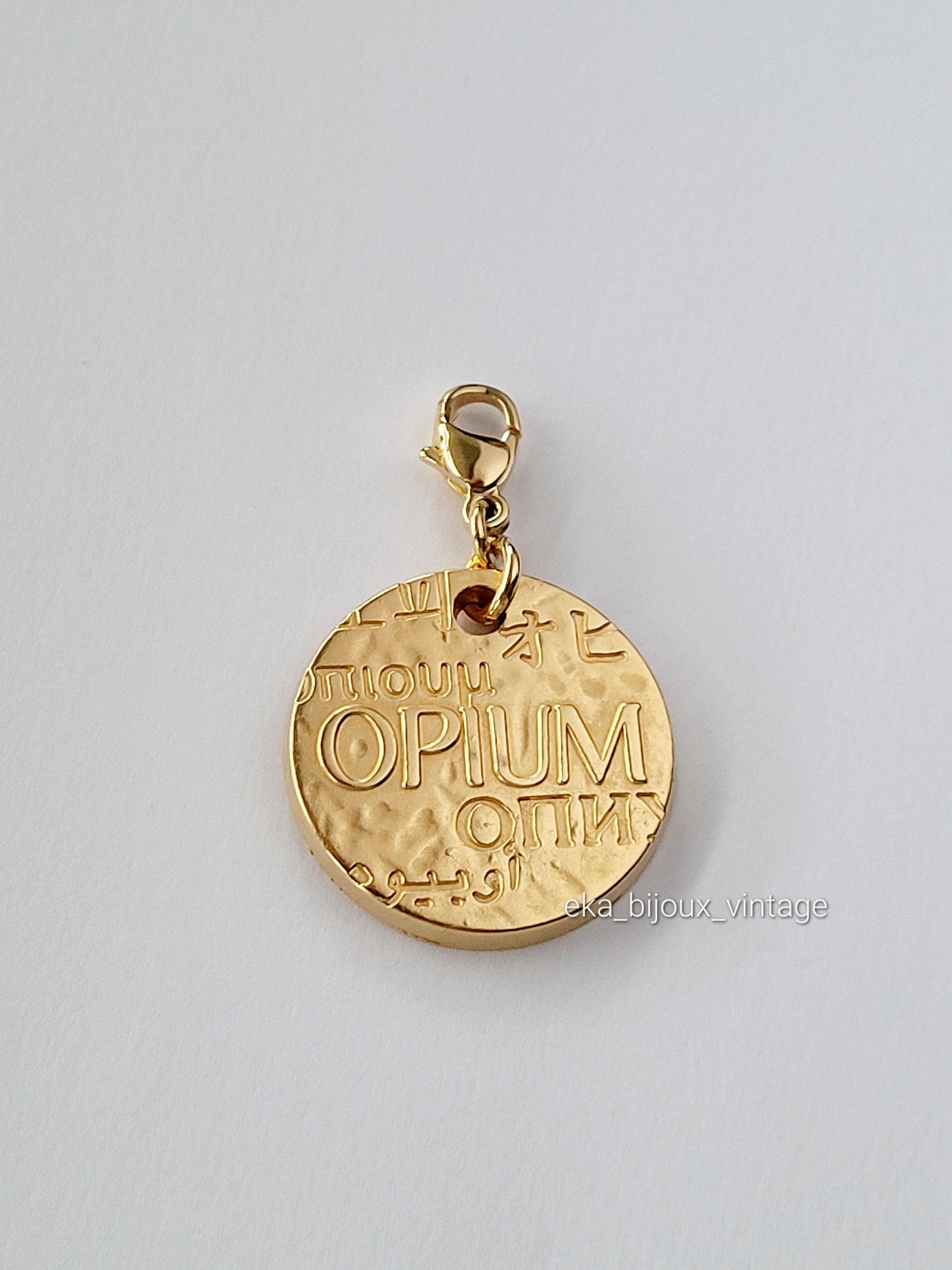 Yves Saint Laurent  - Pendentif ou bijou de sac vintage OPIUM