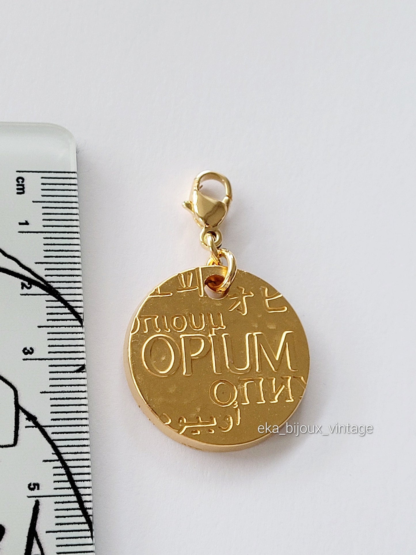 Yves Saint Laurent  - Pendentif ou bijou de sac vintage OPIUM