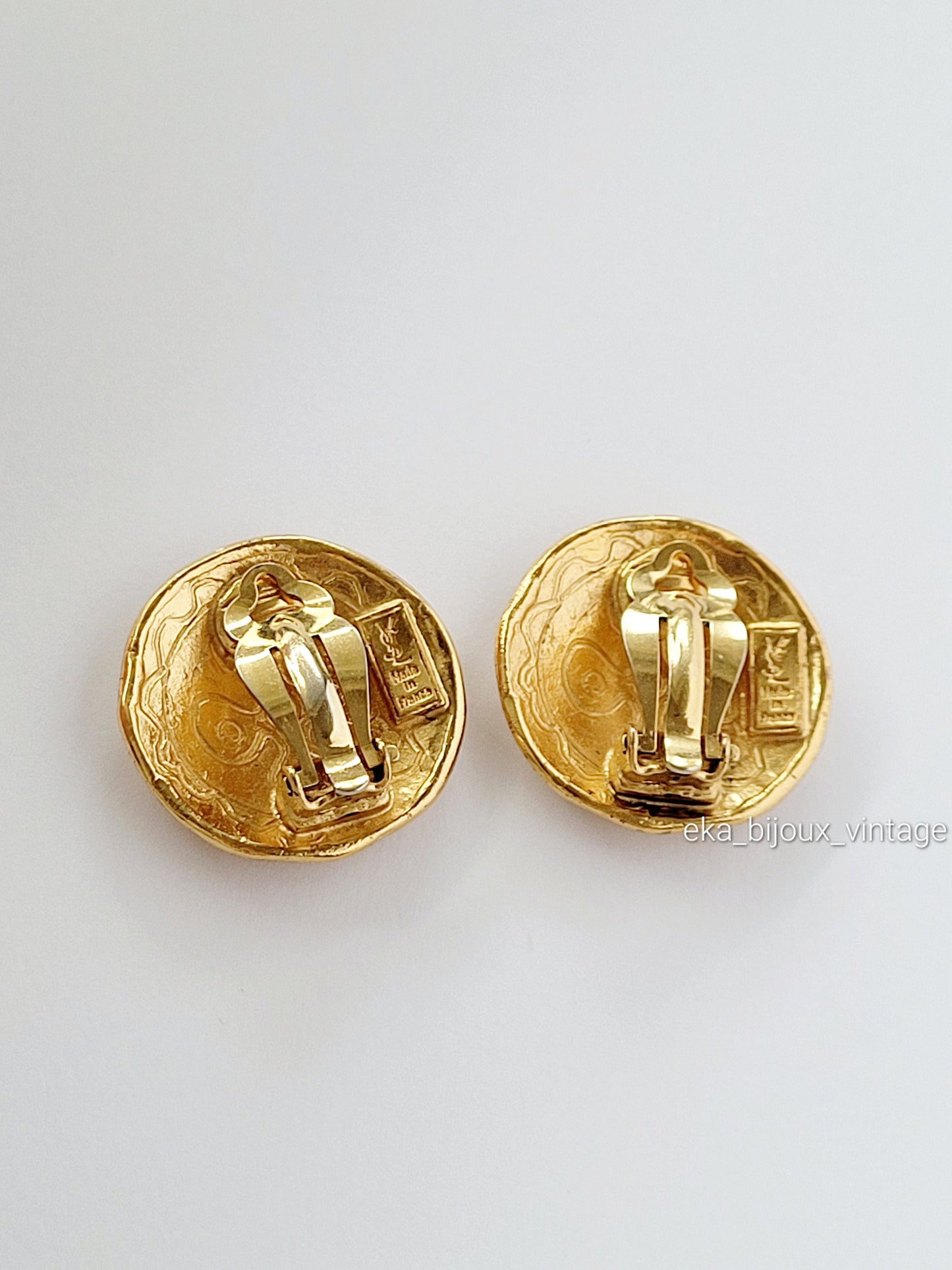 Yves Saint Laurent - Boucles d'oreilles vintage