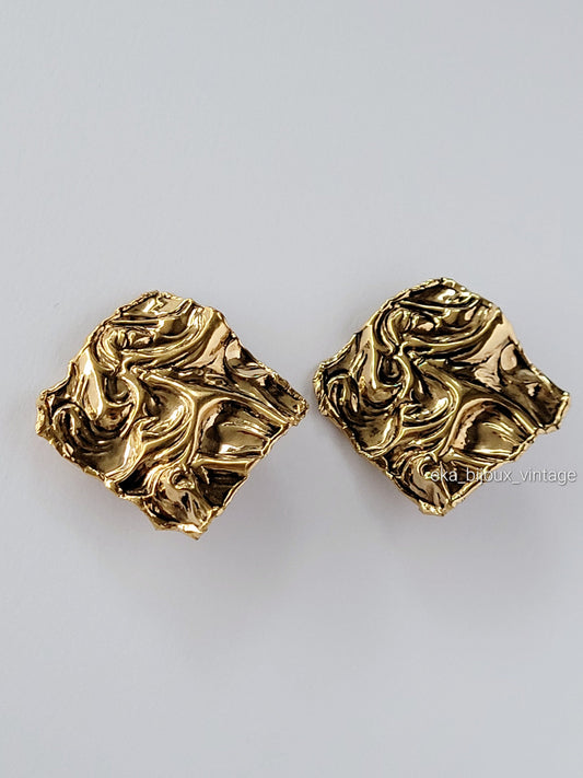 Gil d'Agena - Boucles d'oreilles vintage