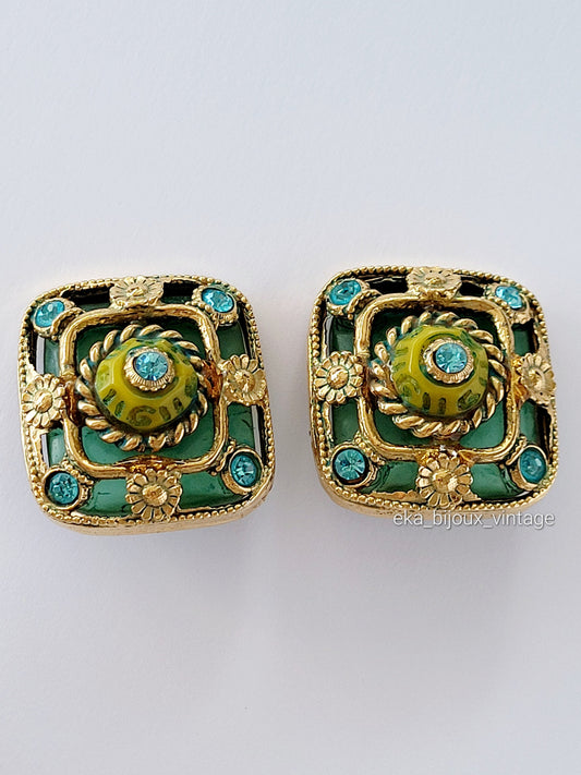 Kalinger - Large vintage earrings