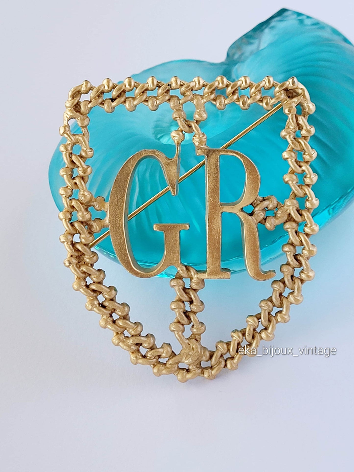 Georges Rech - Grande broche vintage GR