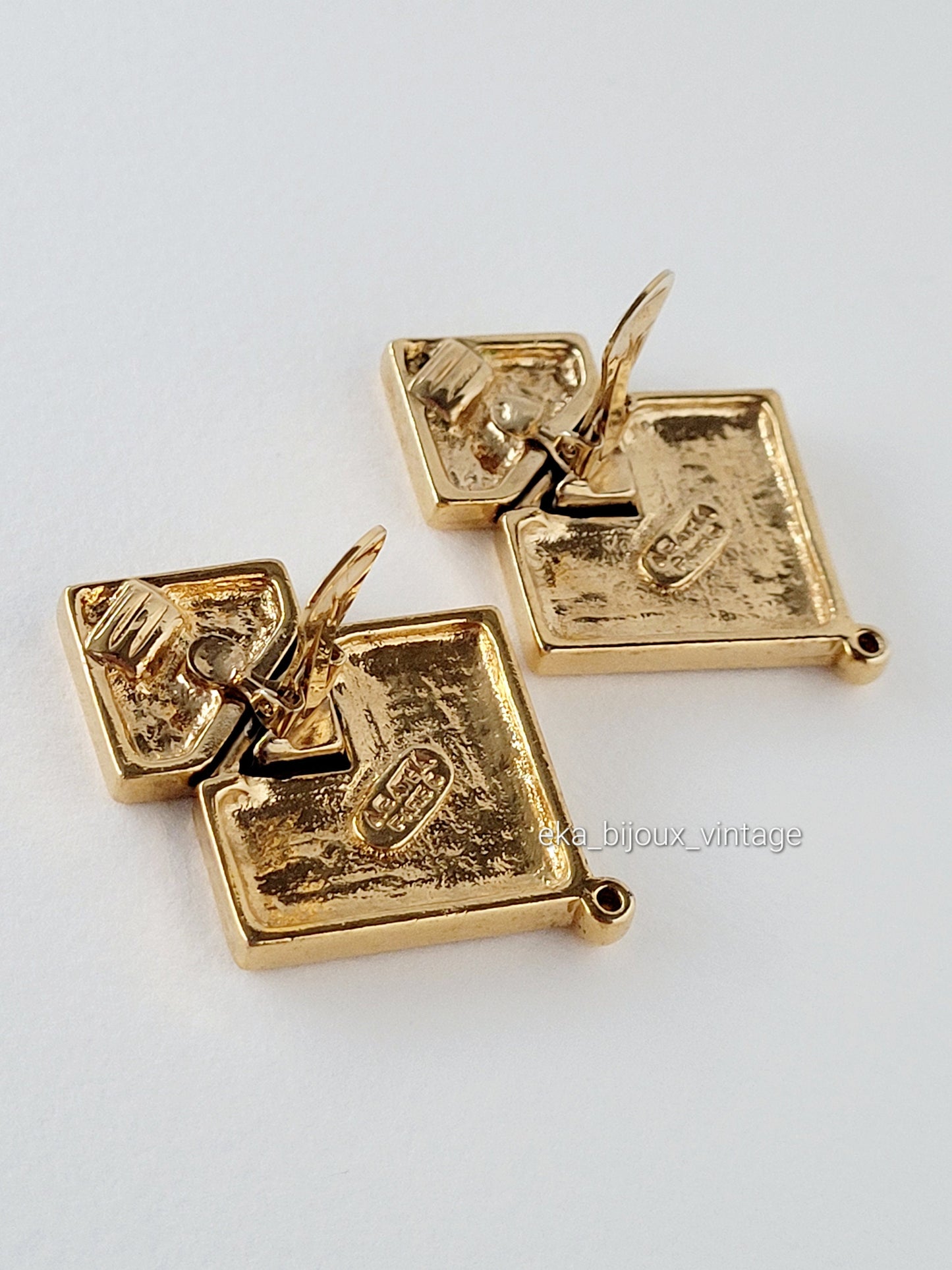 Agatha Paris  - Boucles d'oreilles pendantes vintage