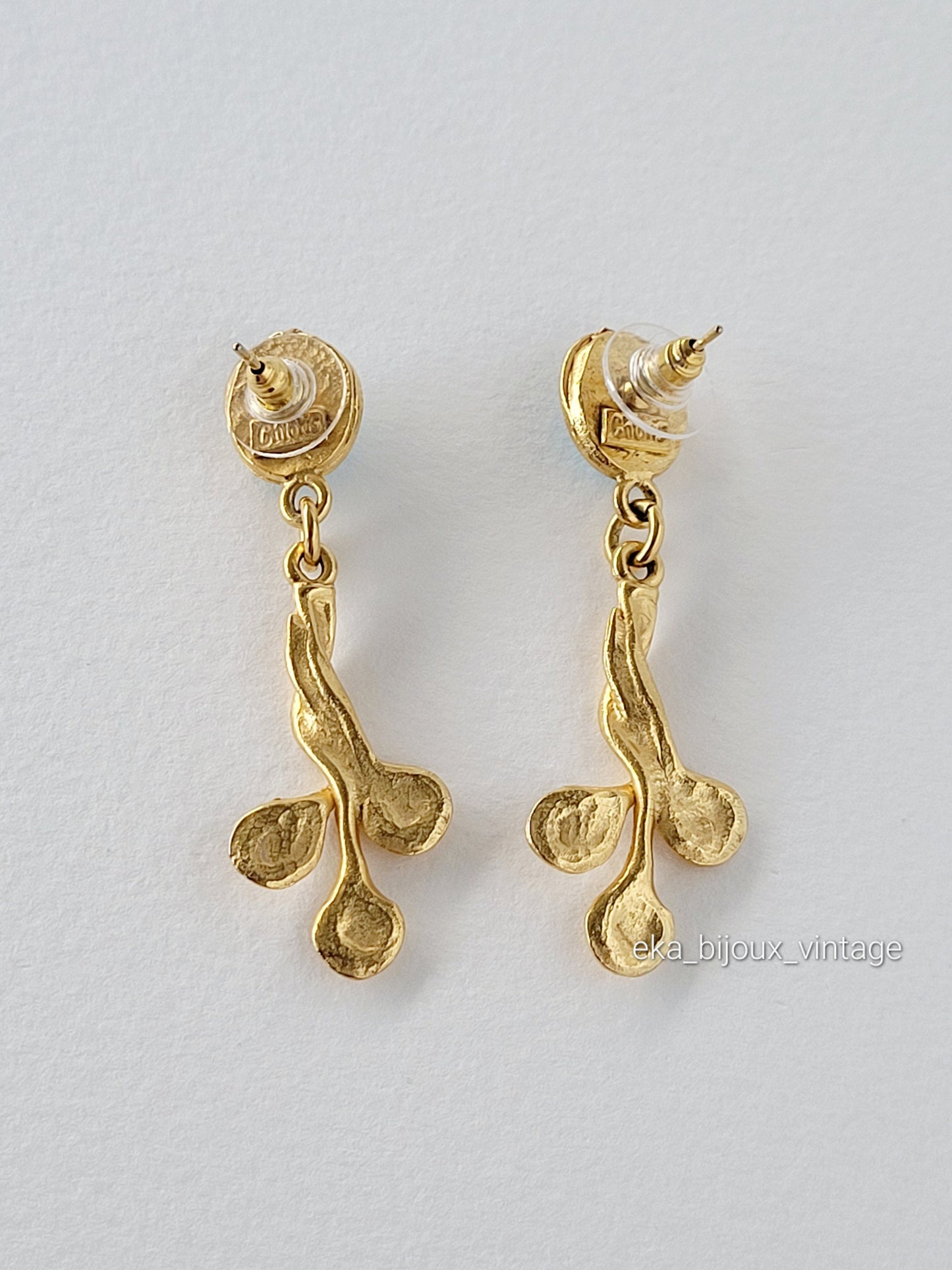 Chloris - Boucles d'oreilles vintage