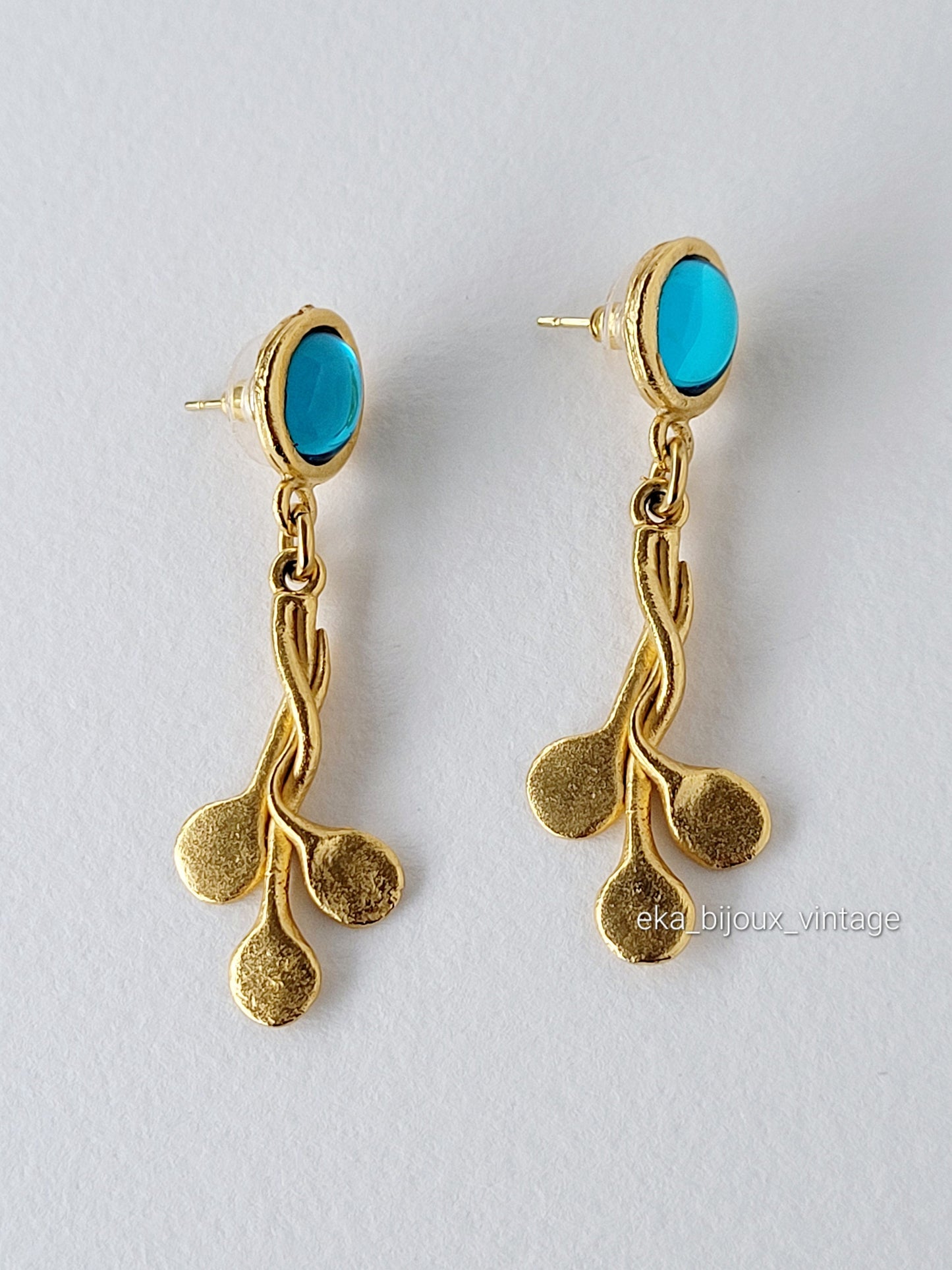 Chloris - Boucles d'oreilles vintage