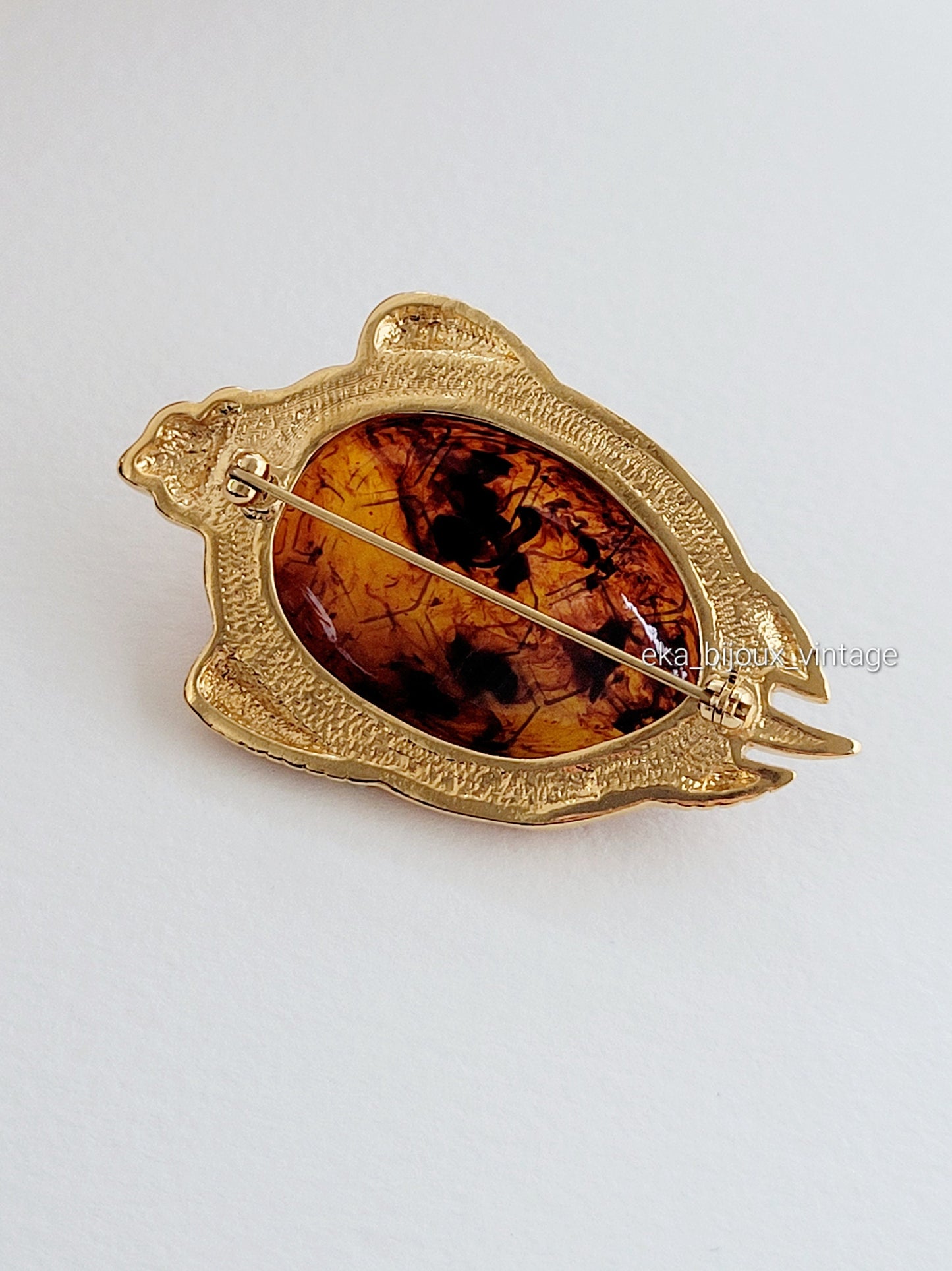 Broche vintage - Tortue