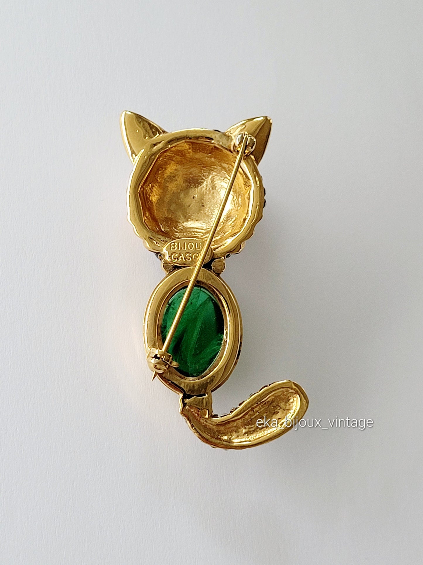 Cascio - Broche vintage Chat