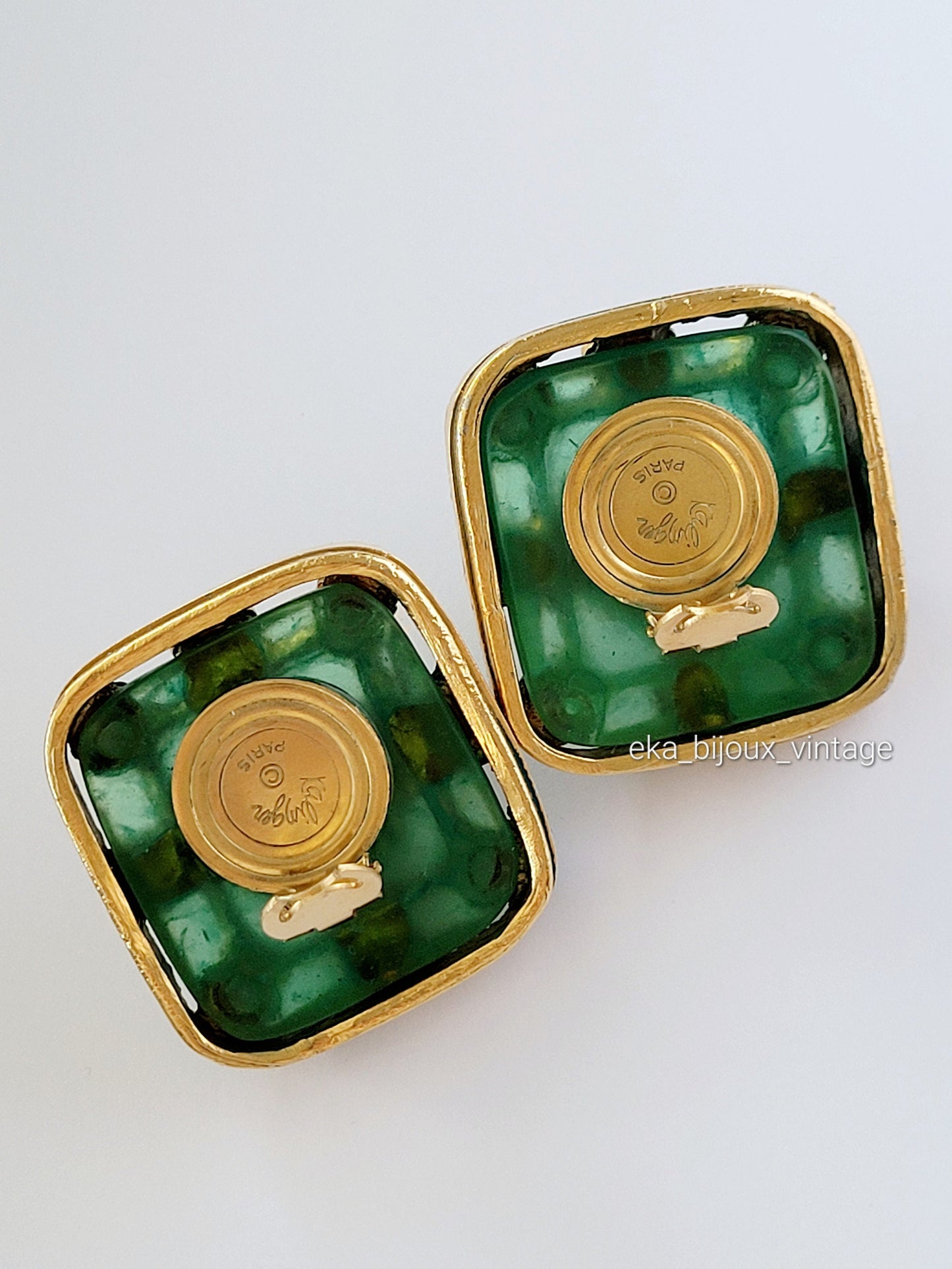 Kalinger - Grandes boucles d'oreilles vintage