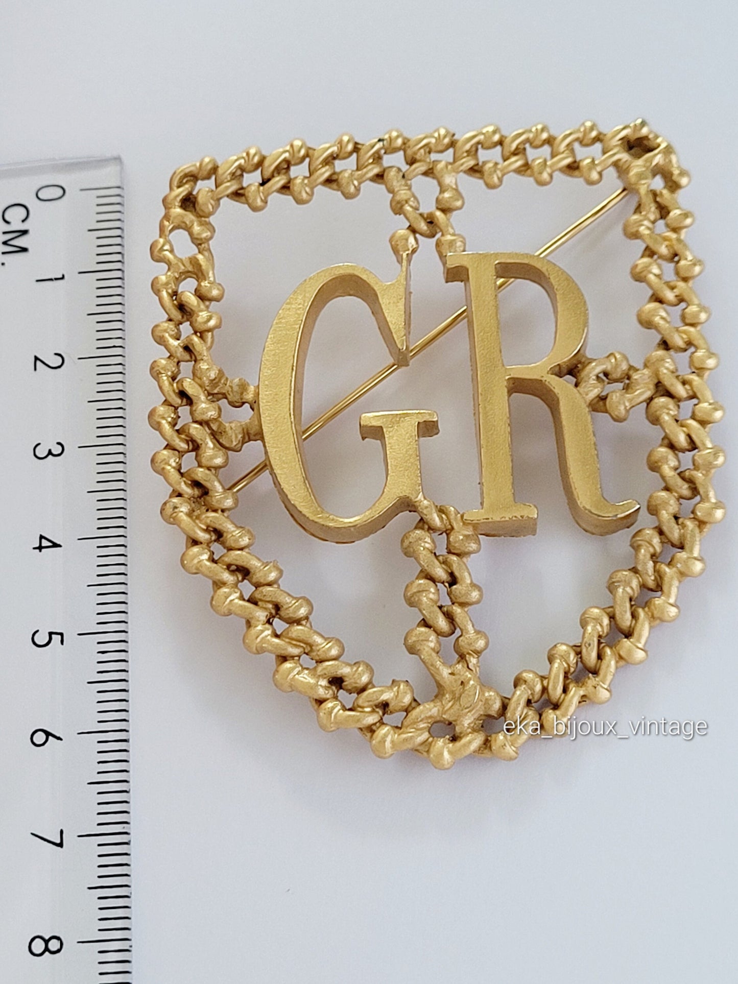 Georges Rech - Grande broche vintage GR