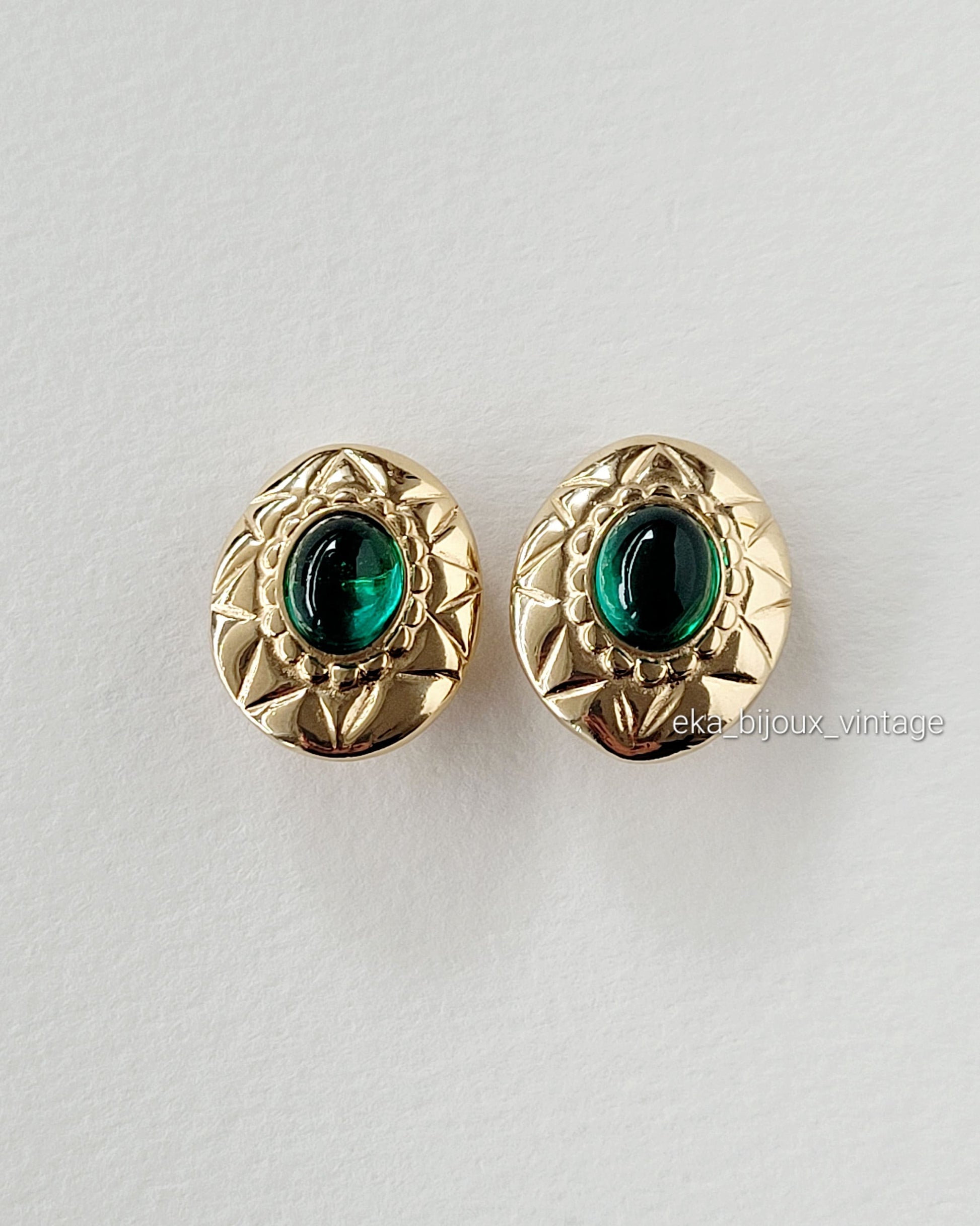 Boucles d'oreilles vintage fleurs XL Taratata – La Fille des Cordeliers Boucles d'oreilles vintage fleurs XL Taratata – La Fille des Cordeliers