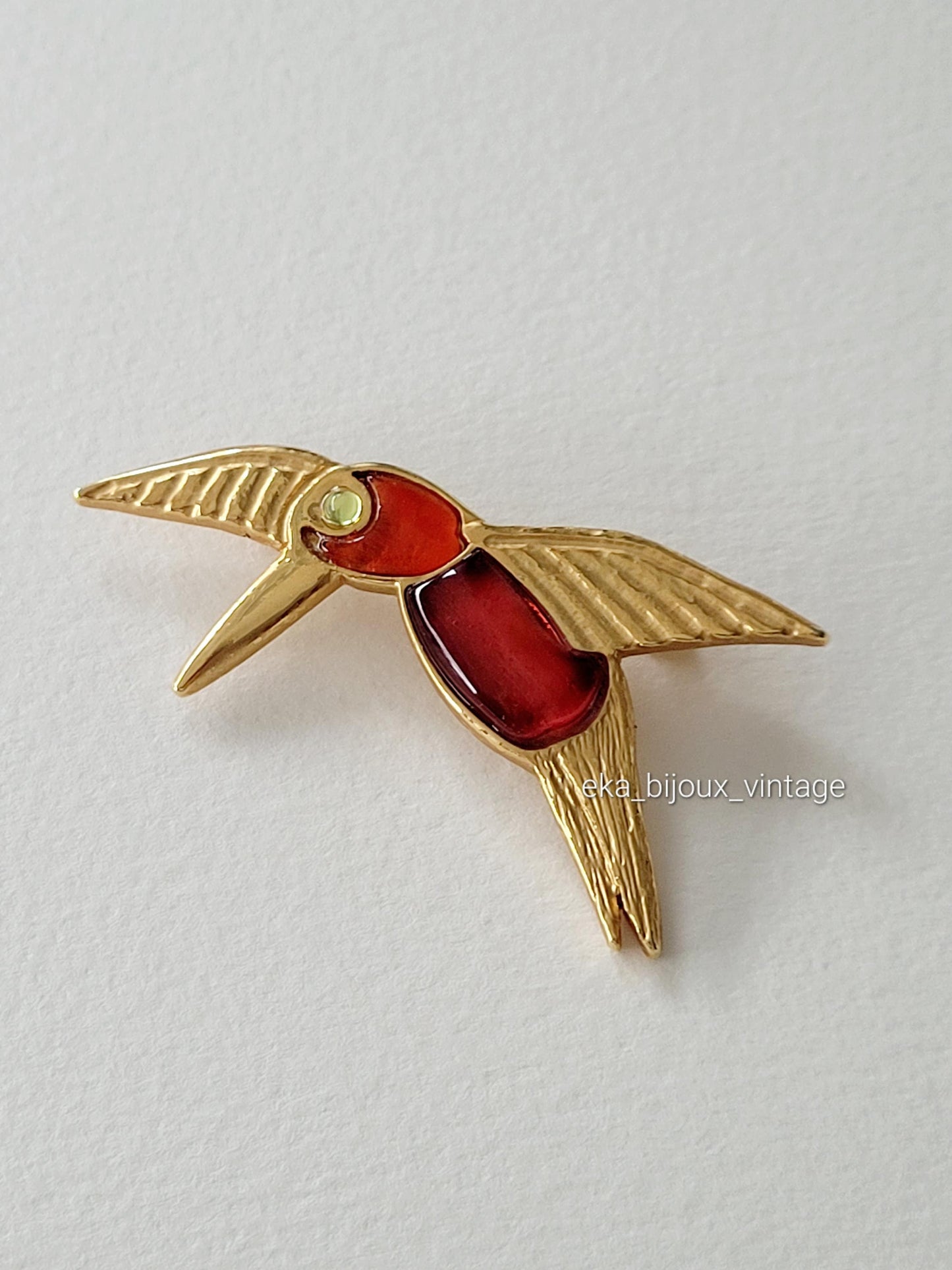 Dolce Vita - Vintage brooch - Bird