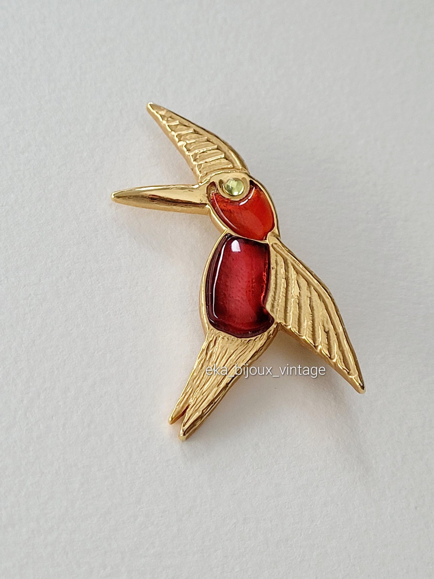 Dolce Vita - Broche vintage - Oiseau