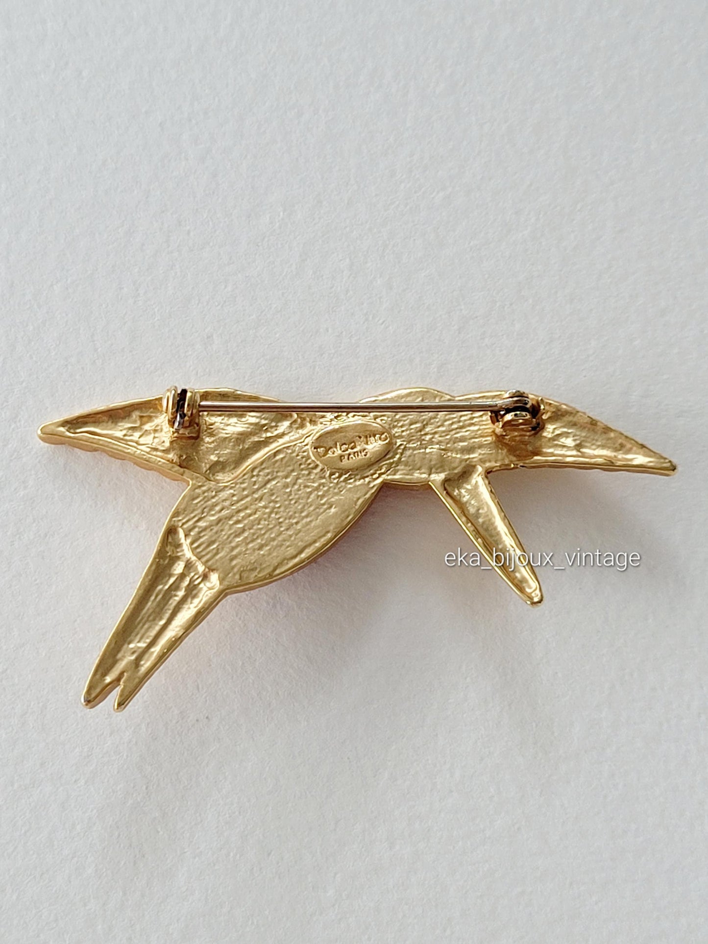 Dolce Vita - Broche vintage - Oiseau