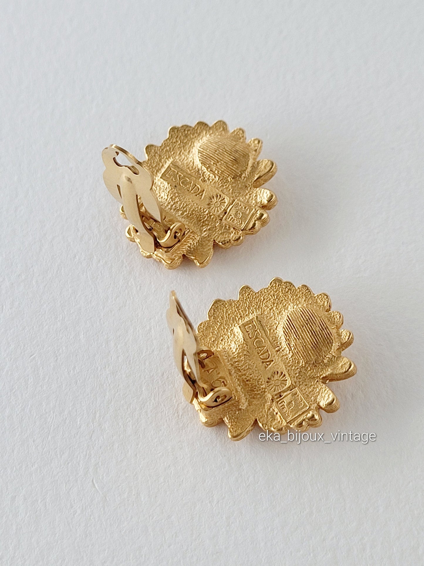 Escada - Vintage earrings - Marguerite