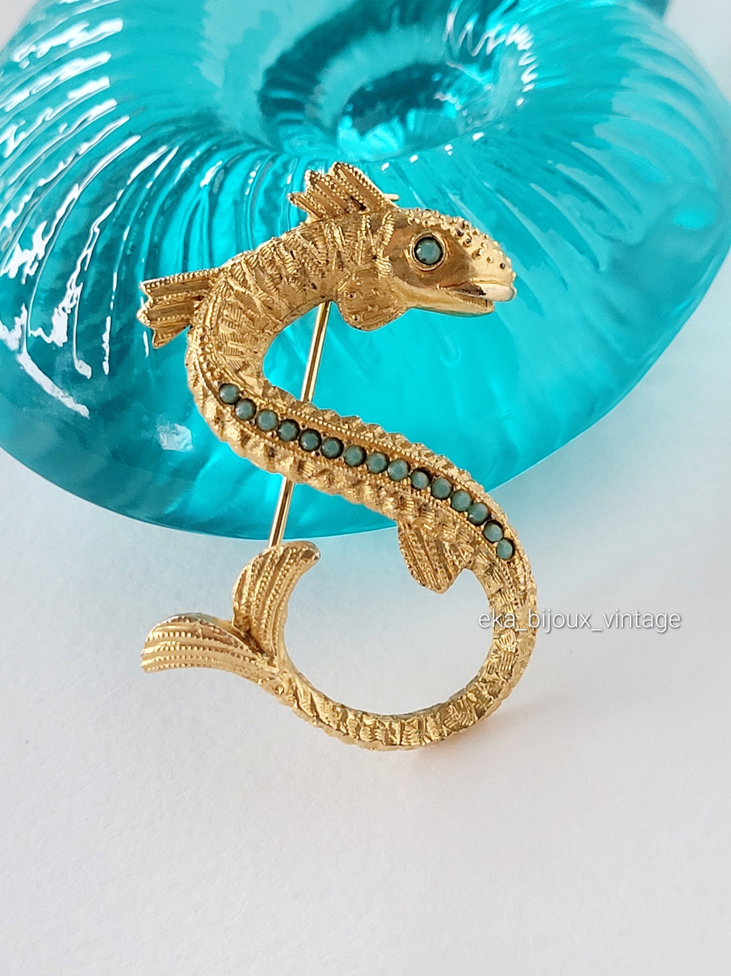 Broche vintage - Dragon