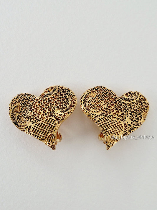 Christian Lacroix - Vintage Heart earrings