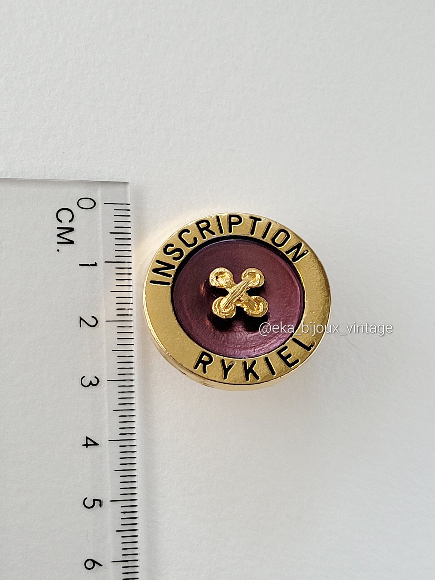 Sonia Rykiel - Vintage earrings - Rykiel inscription