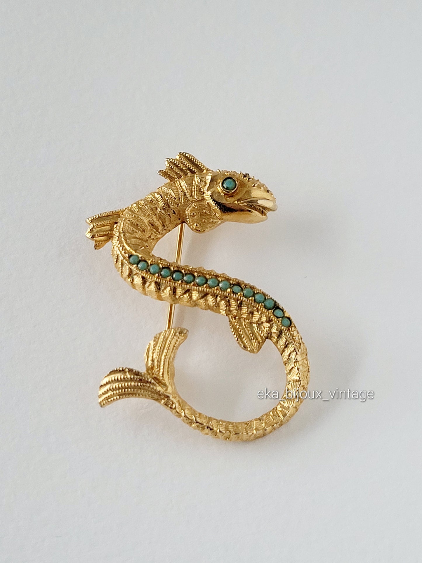 Vintage brooch - Dragon