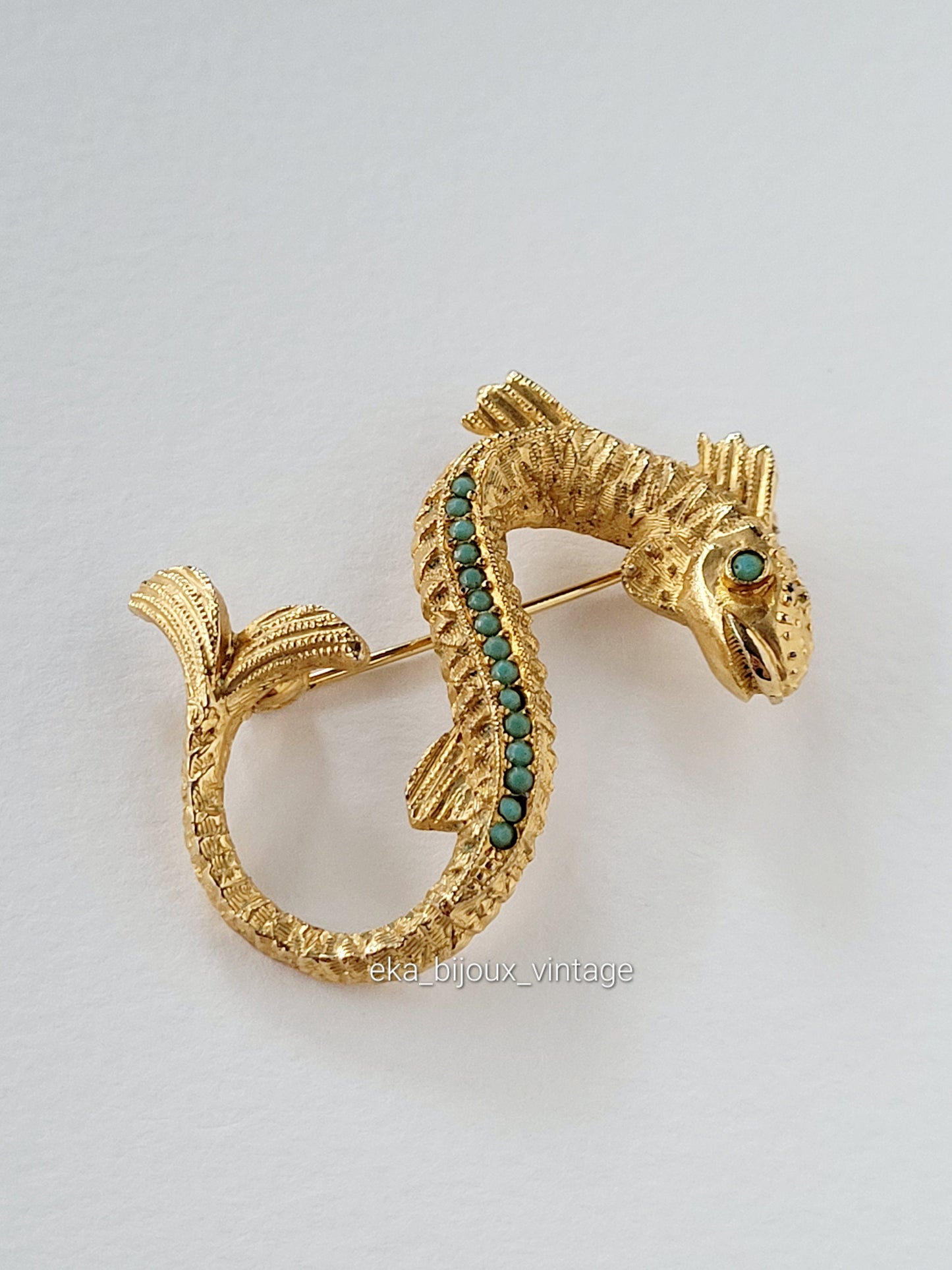 Vintage brooch - Dragon