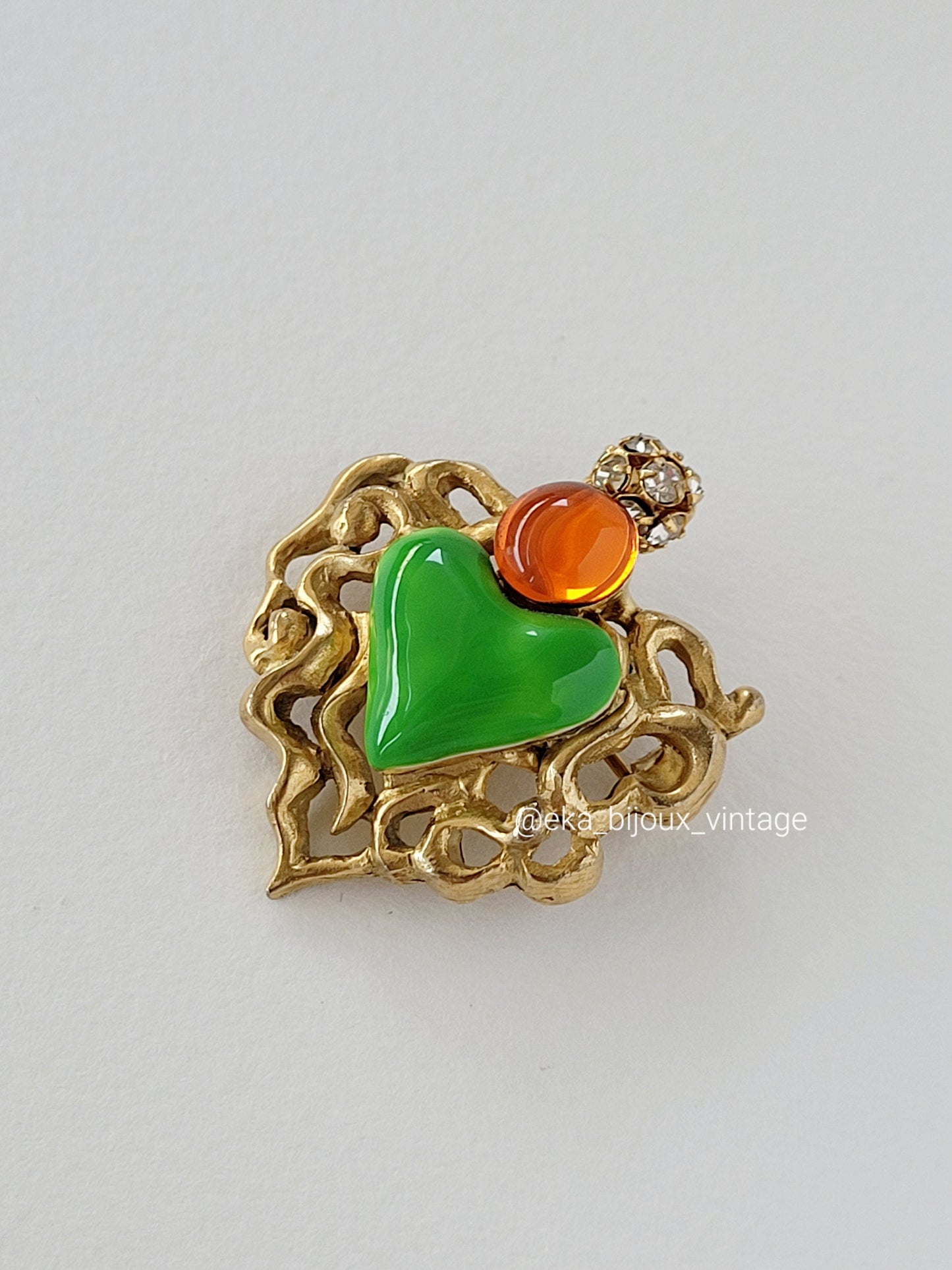 Christian Lacroix Magnifique grande broche vintage