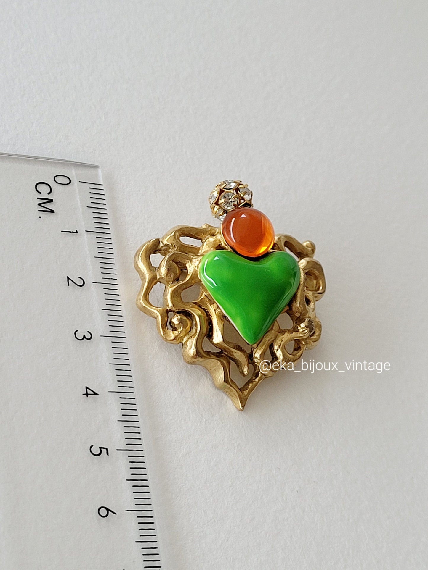 Christian Lacroix Magnifique grande broche vintage