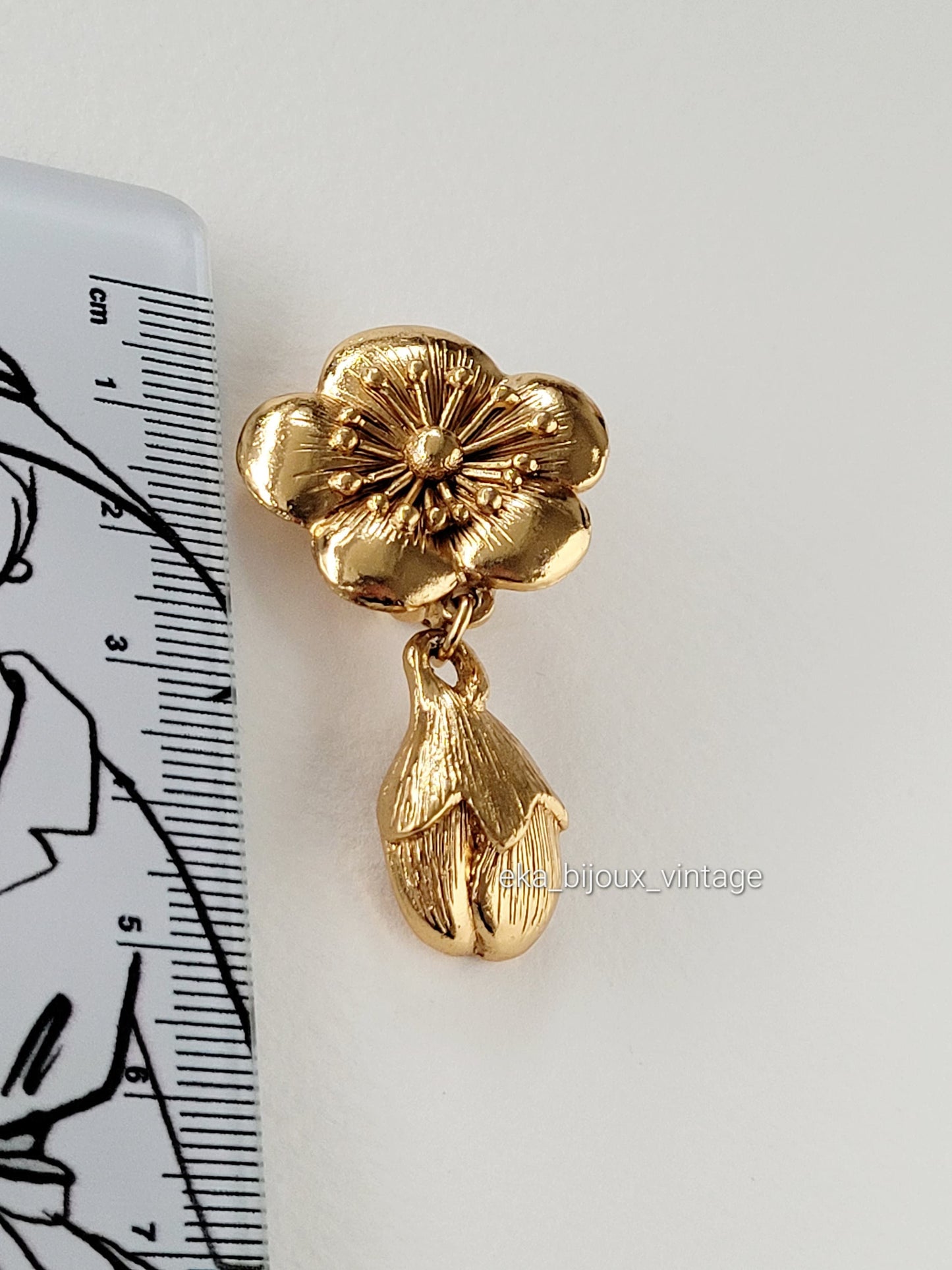 Kenzo - Vintage Flower earrings