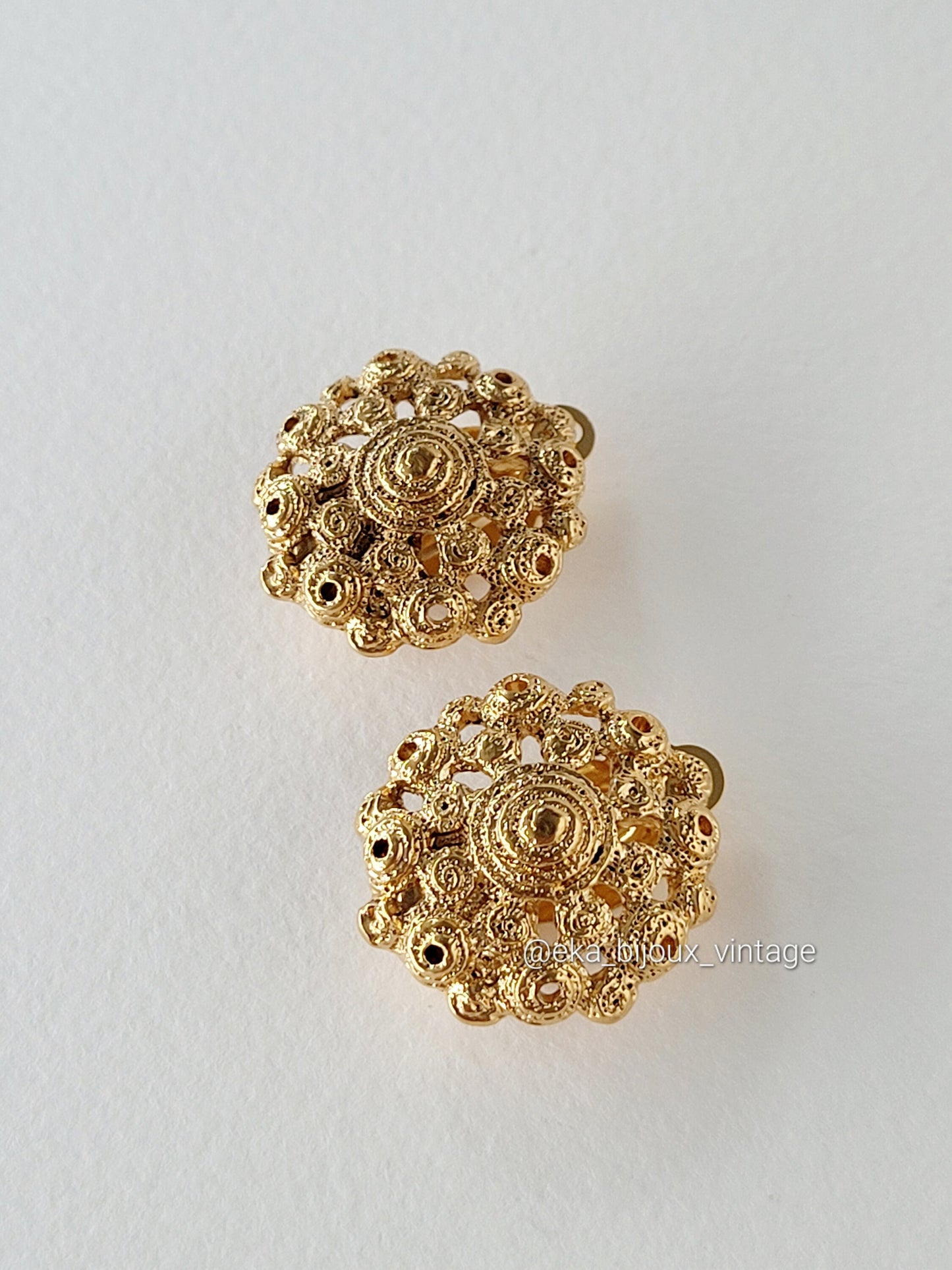 Rochas Paris - Boucles d'oreilles vintage