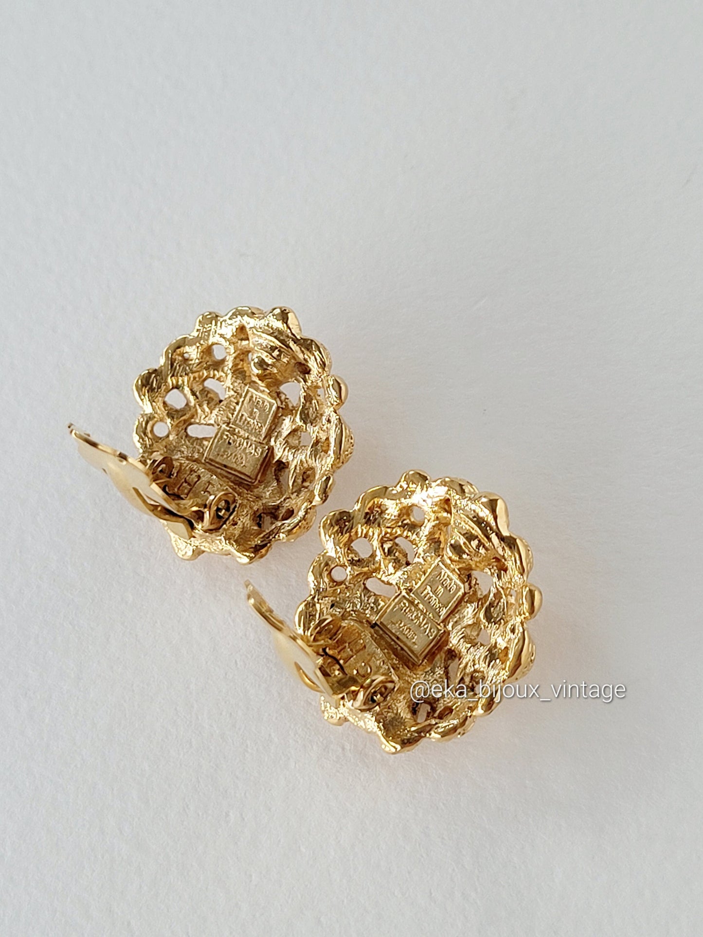 Rochas Paris - Boucles d'oreilles vintage