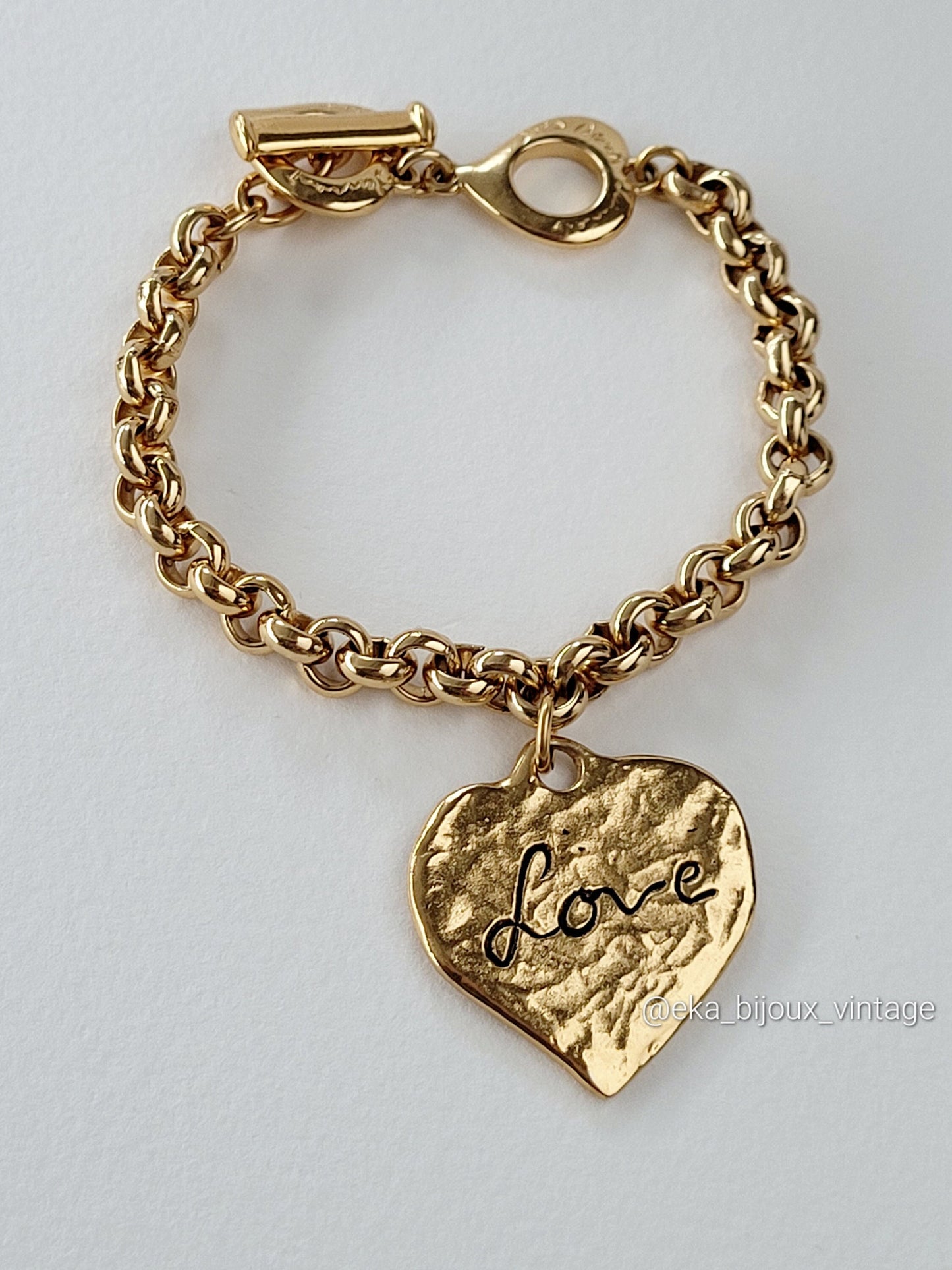 Yves Saint Laurent - Bracelet vintage Cœur Love