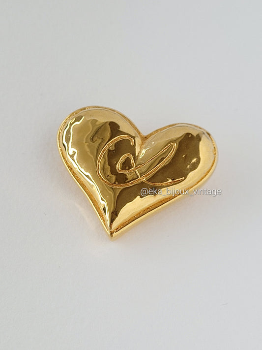 Christian Lacroix - Vintage heart brooch