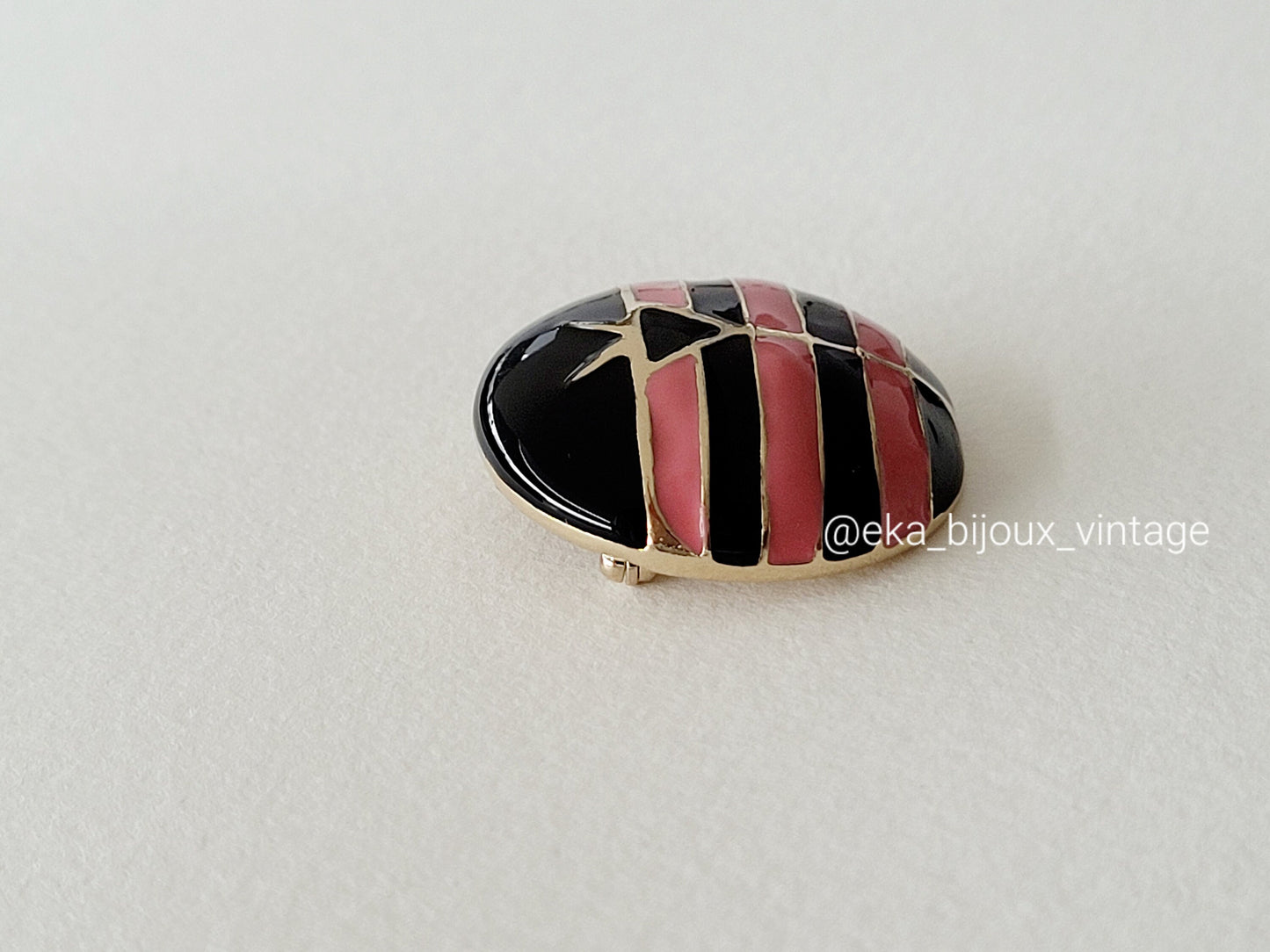 Sonia Rykiel - Broche vintage en forme de Coccinelle