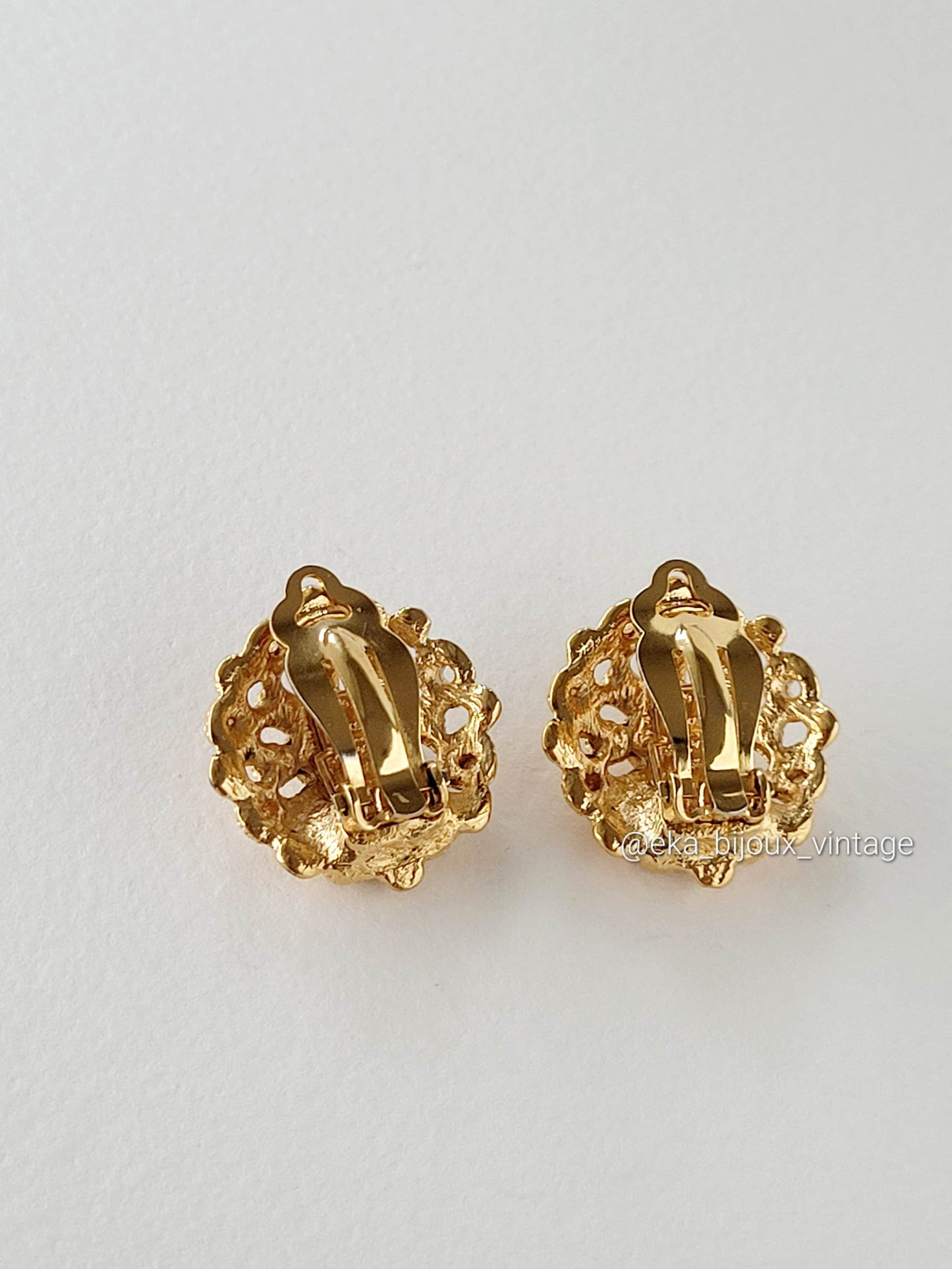 Rochas Paris - Boucles d'oreilles vintage