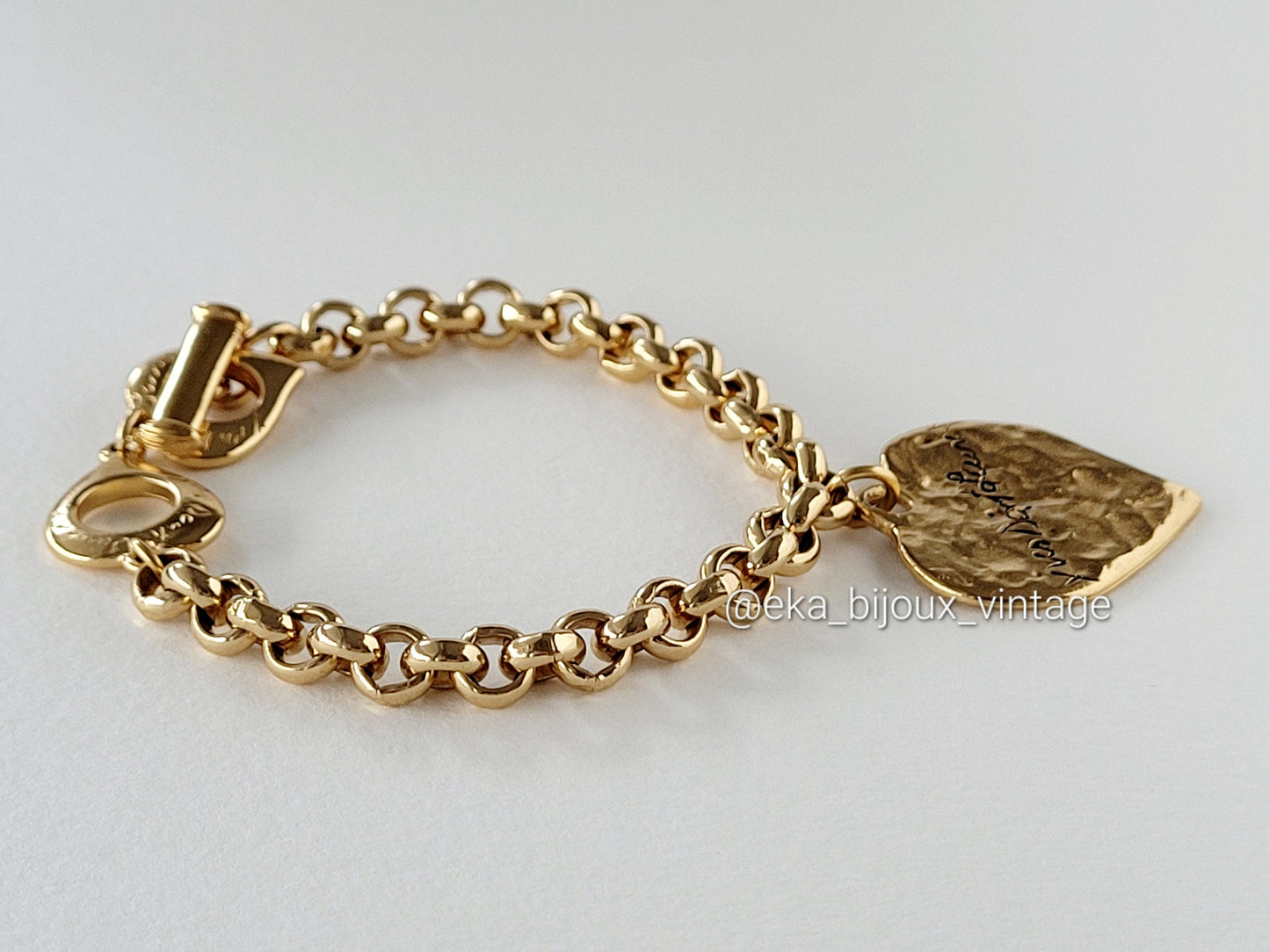 Yves Saint Laurent - Bracelet vintage Cœur Love