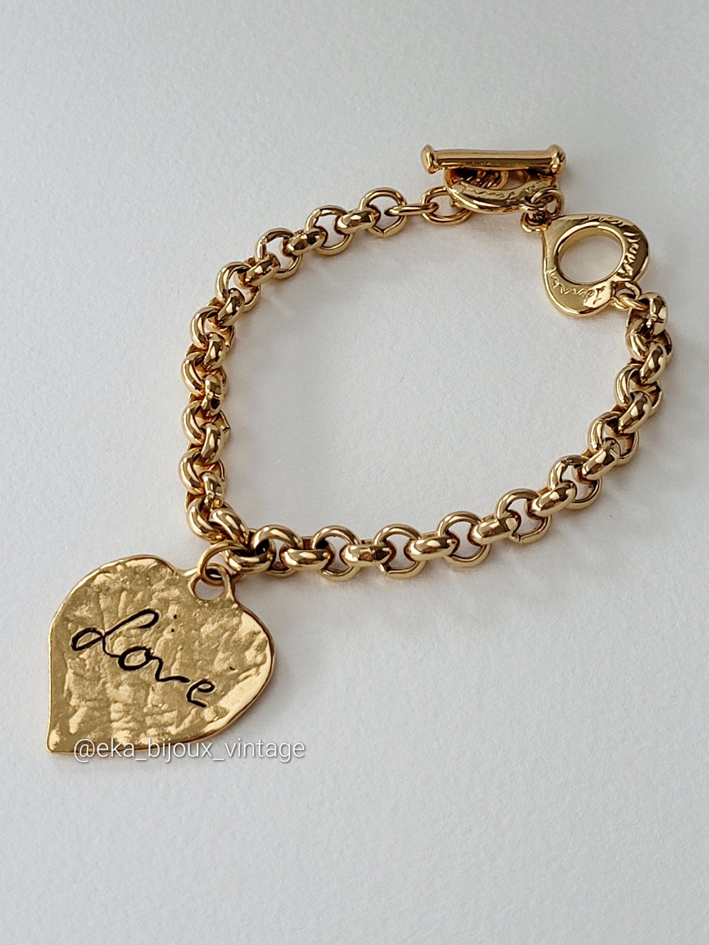 Yves Saint Laurent - Bracelet vintage Cœur Love