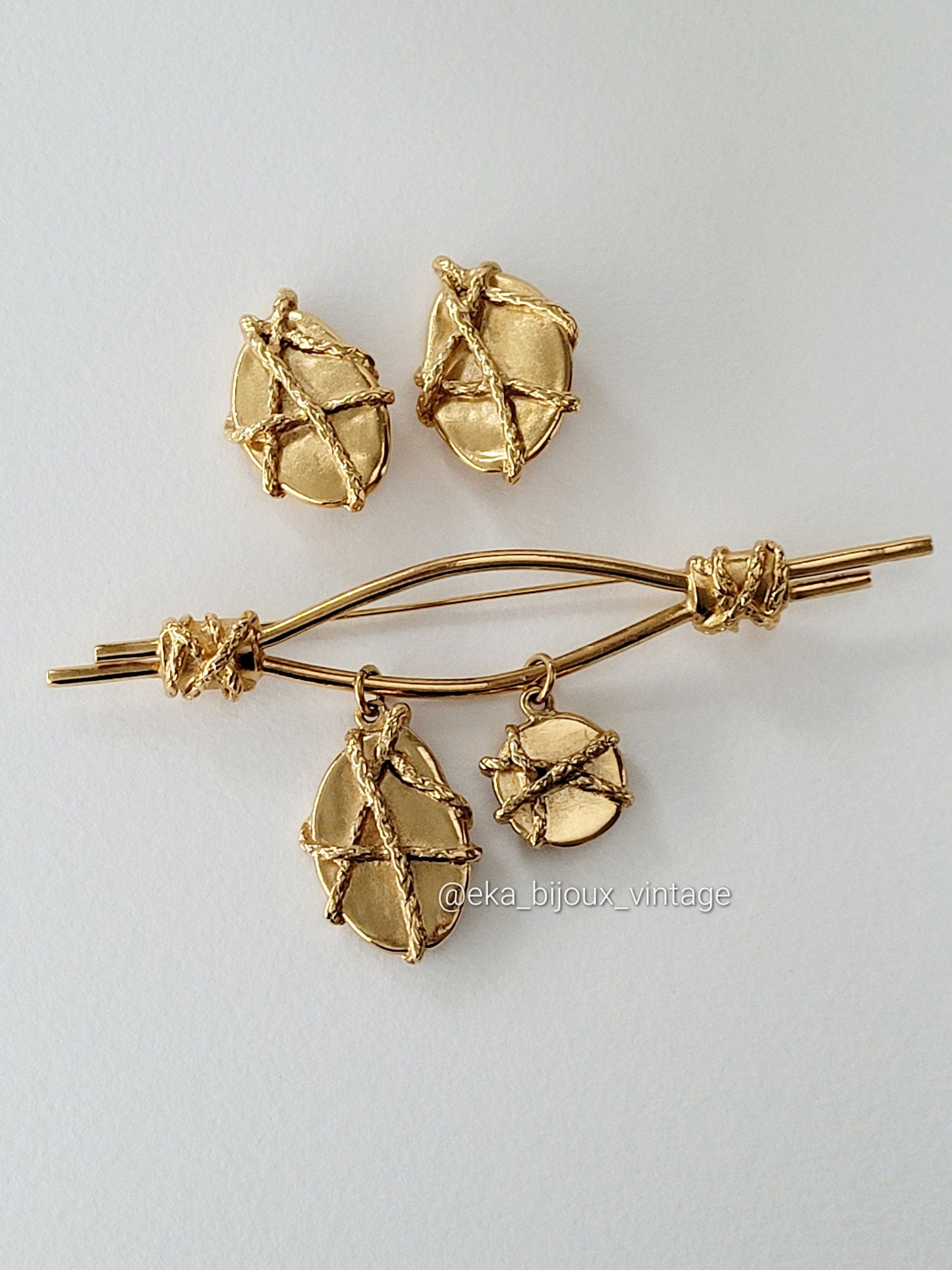 Atalante - Boucles d'oreilles vintage