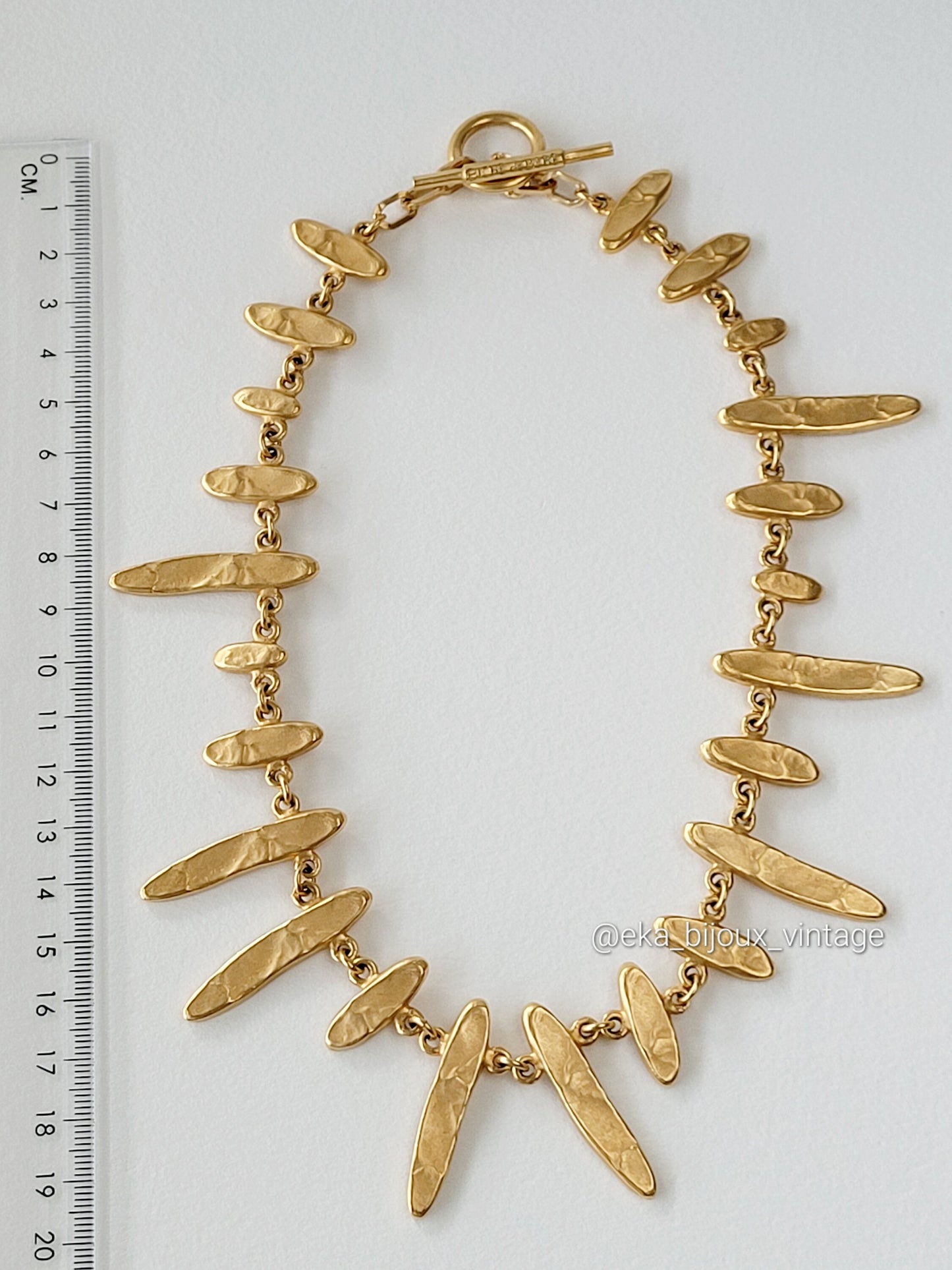 Biche de Bere - Vintage golden necklace