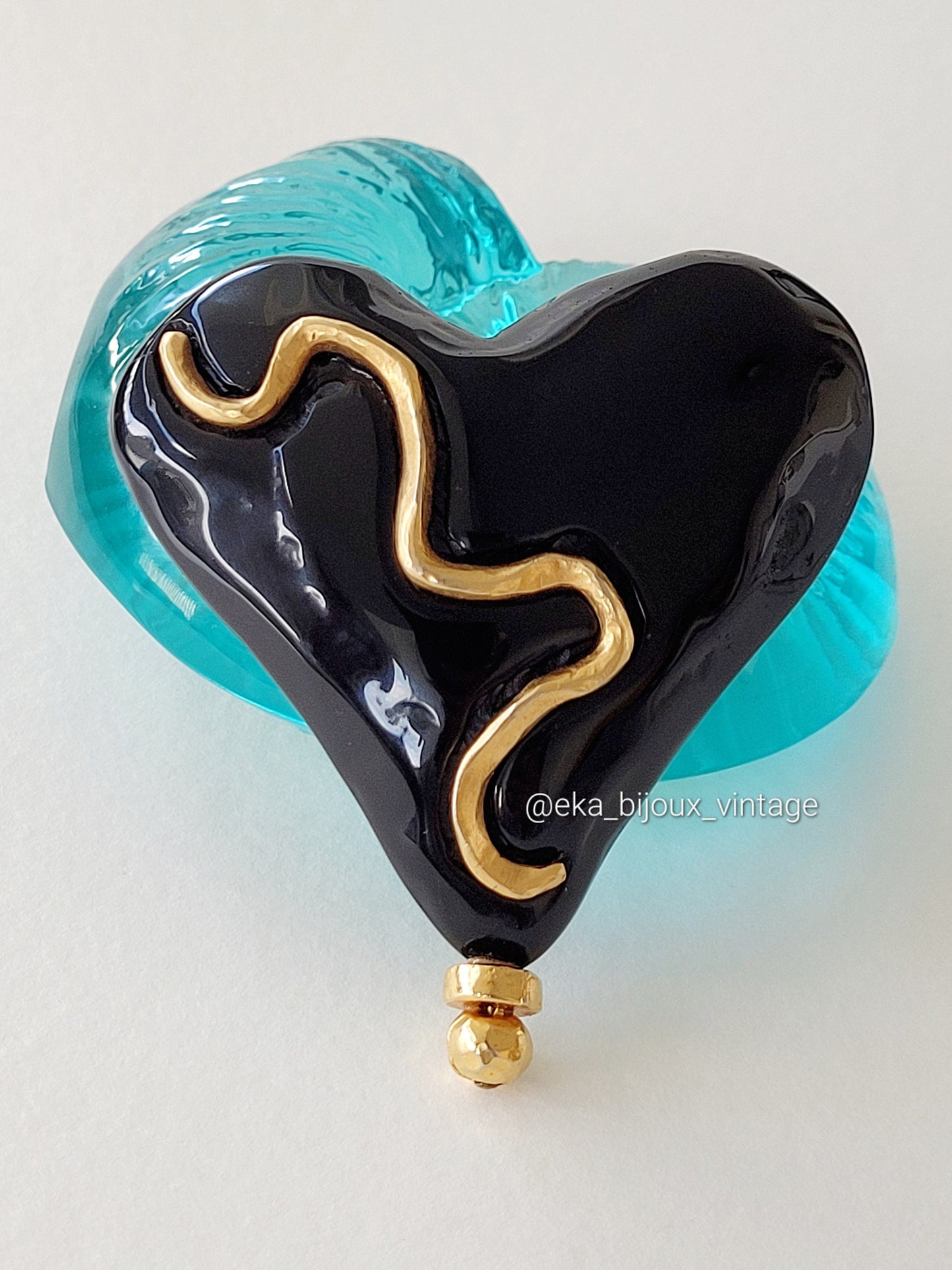 Georges Rech - Large vintage Heart brooch