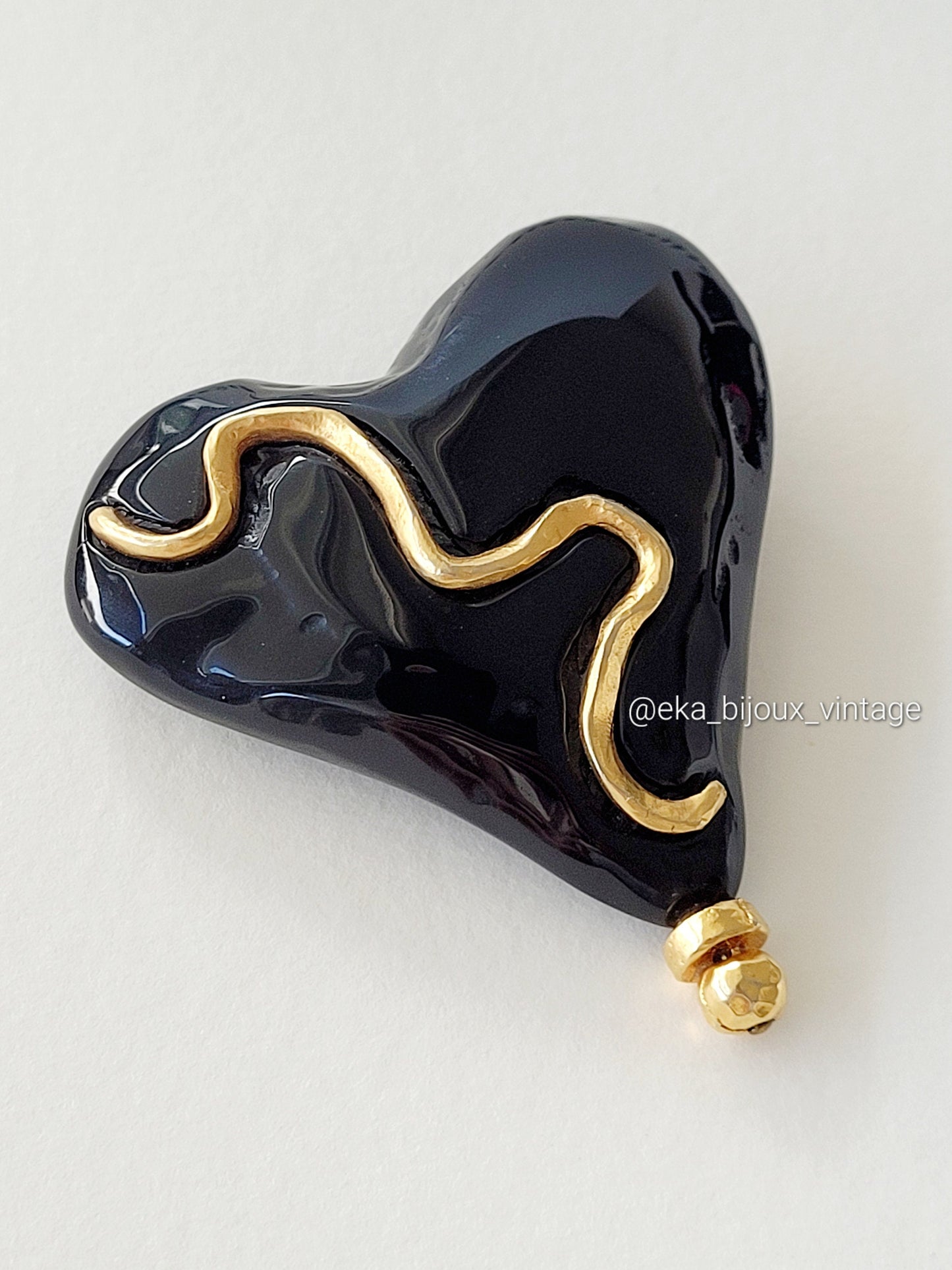 Georges Rech - Large vintage Heart brooch