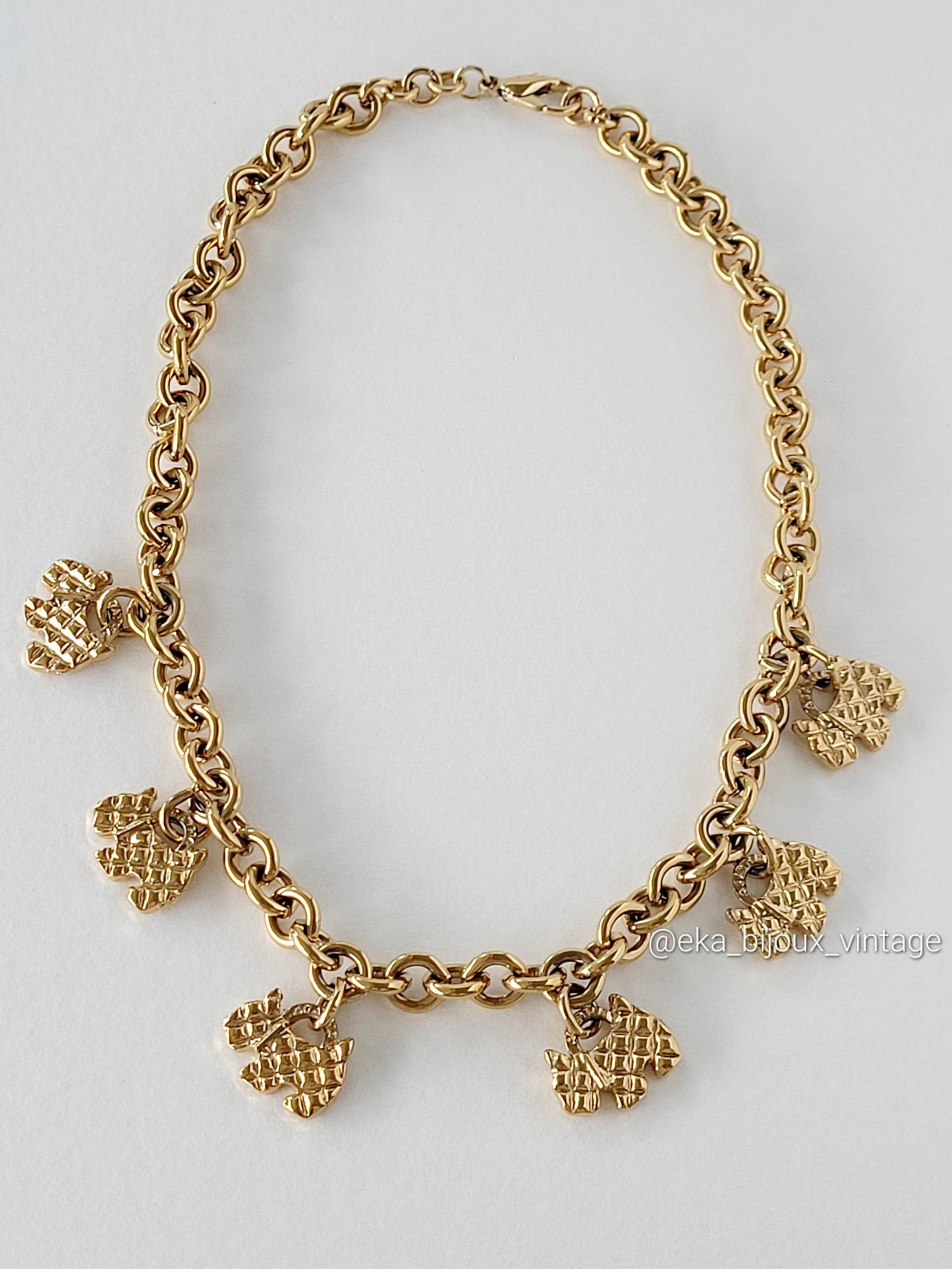 Agatha - Vintage gold necklace