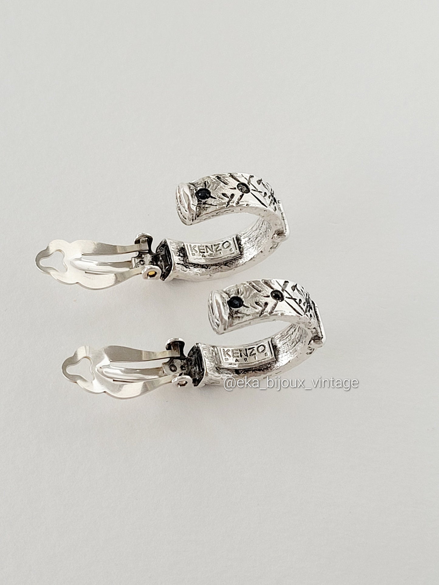 Kenzo - Boucles d'oreilles vintage