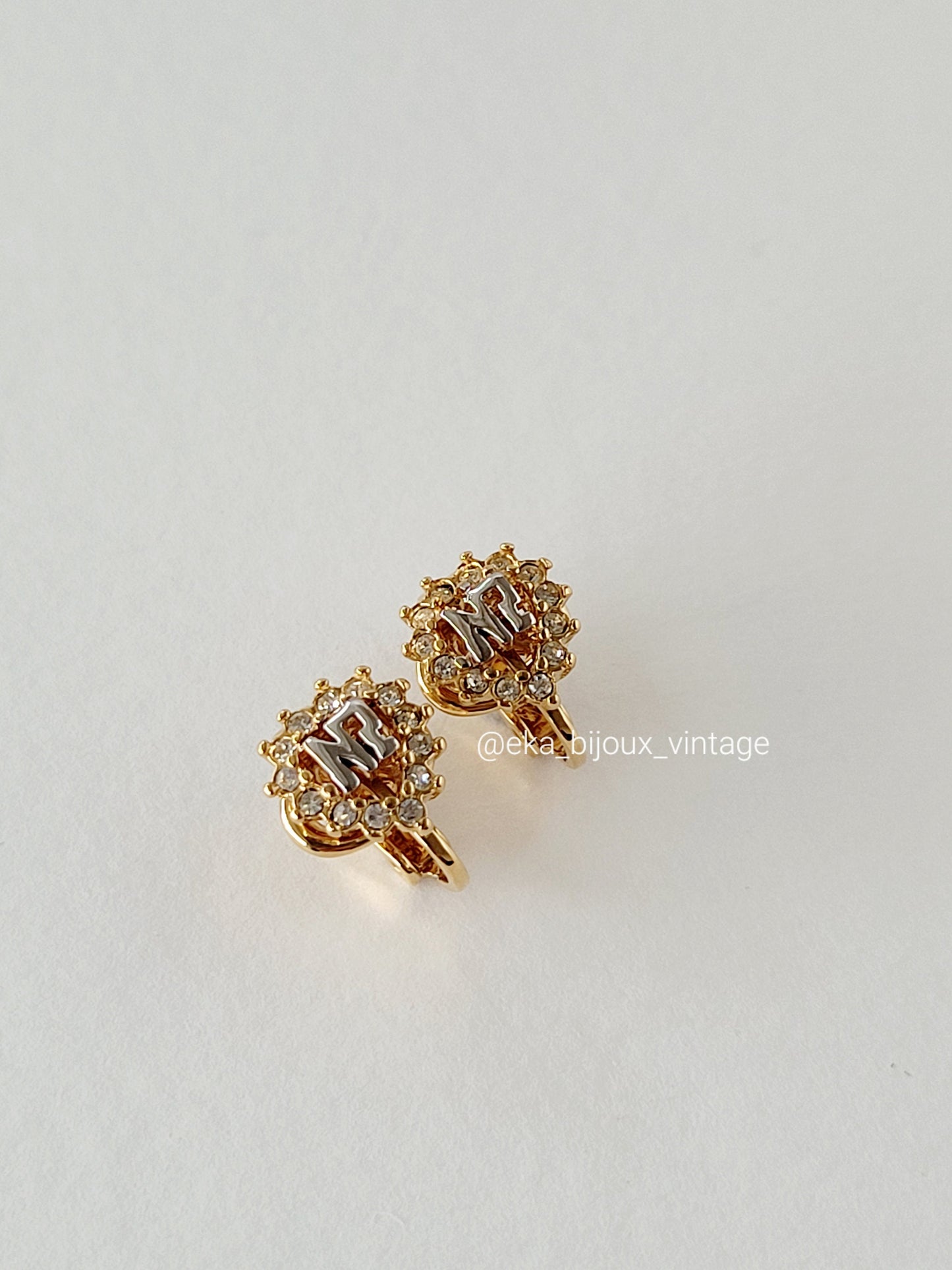 Nina Ricci - Boucles d'oreilles vintage NR