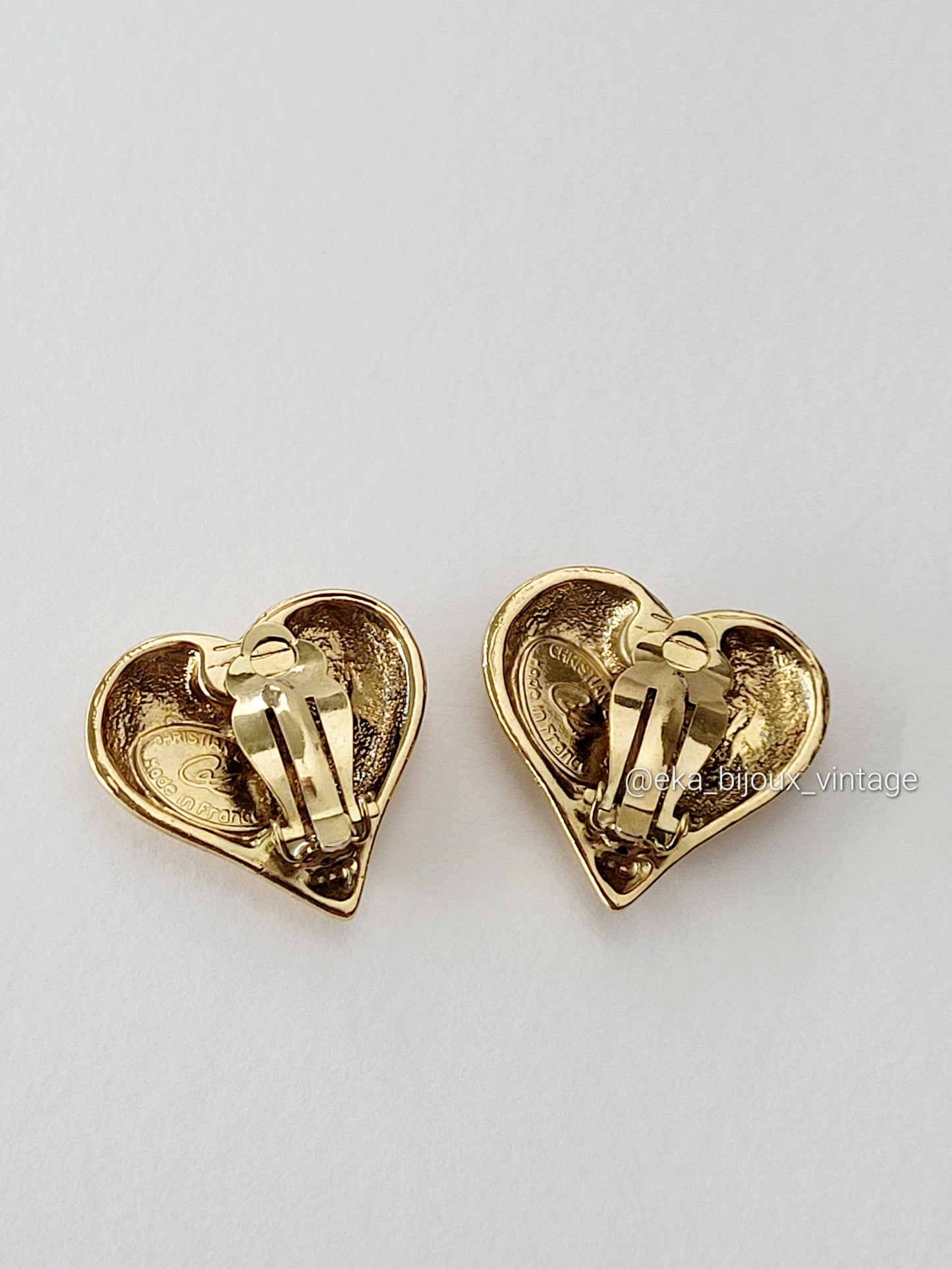 Christian Lacroix - Vintage Heart CL earrings